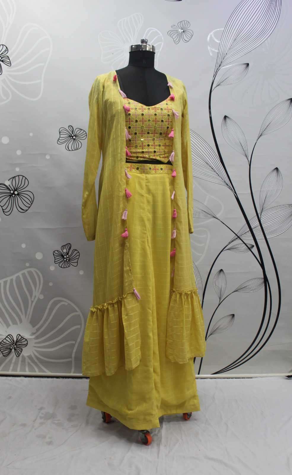 Shubhkala Flory Vol 34 Exclusive Shrug Style 3 Piece Stylish Western Outfit view 19