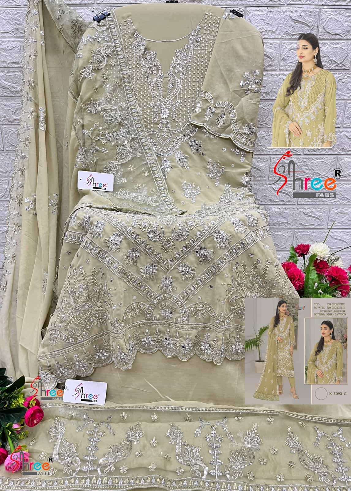 Shree Fabs K 5093 Colors Pakistani Festive Wear Style Designer Suit Wholesalers view 6