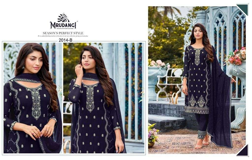Mrudangi Kashish 2014 Colors Party Wear Straight Suit view 5