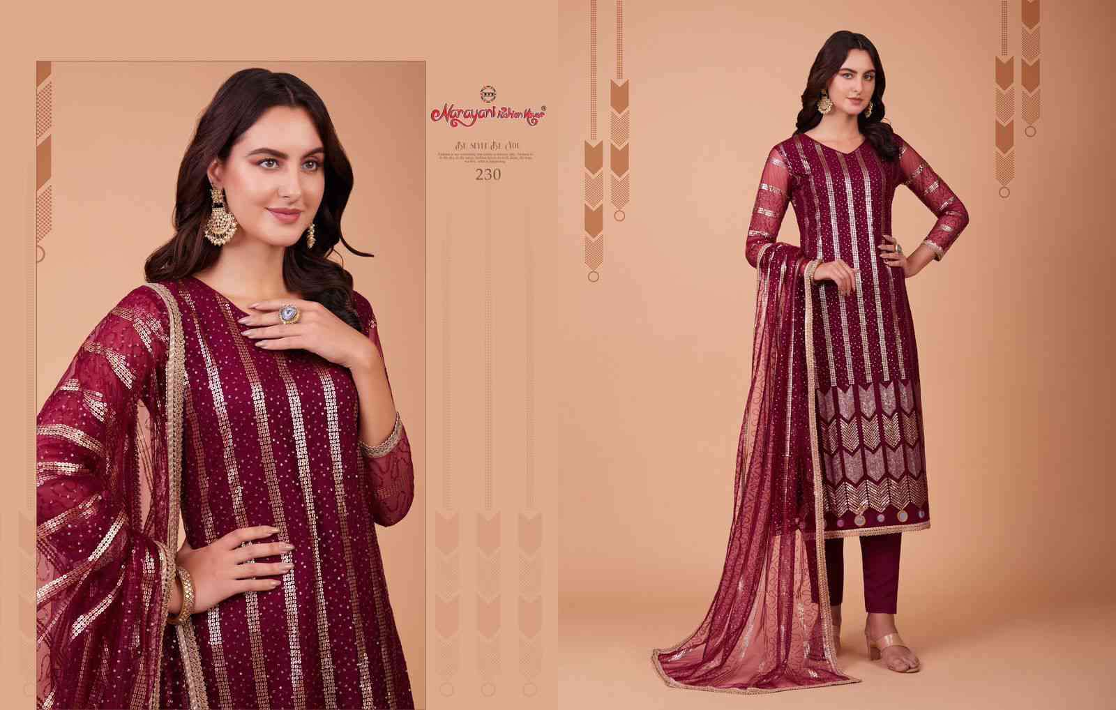 Narayani Zehra Vol 3 Heavy Net Party Wear Unstitch Dress New Designs view 4