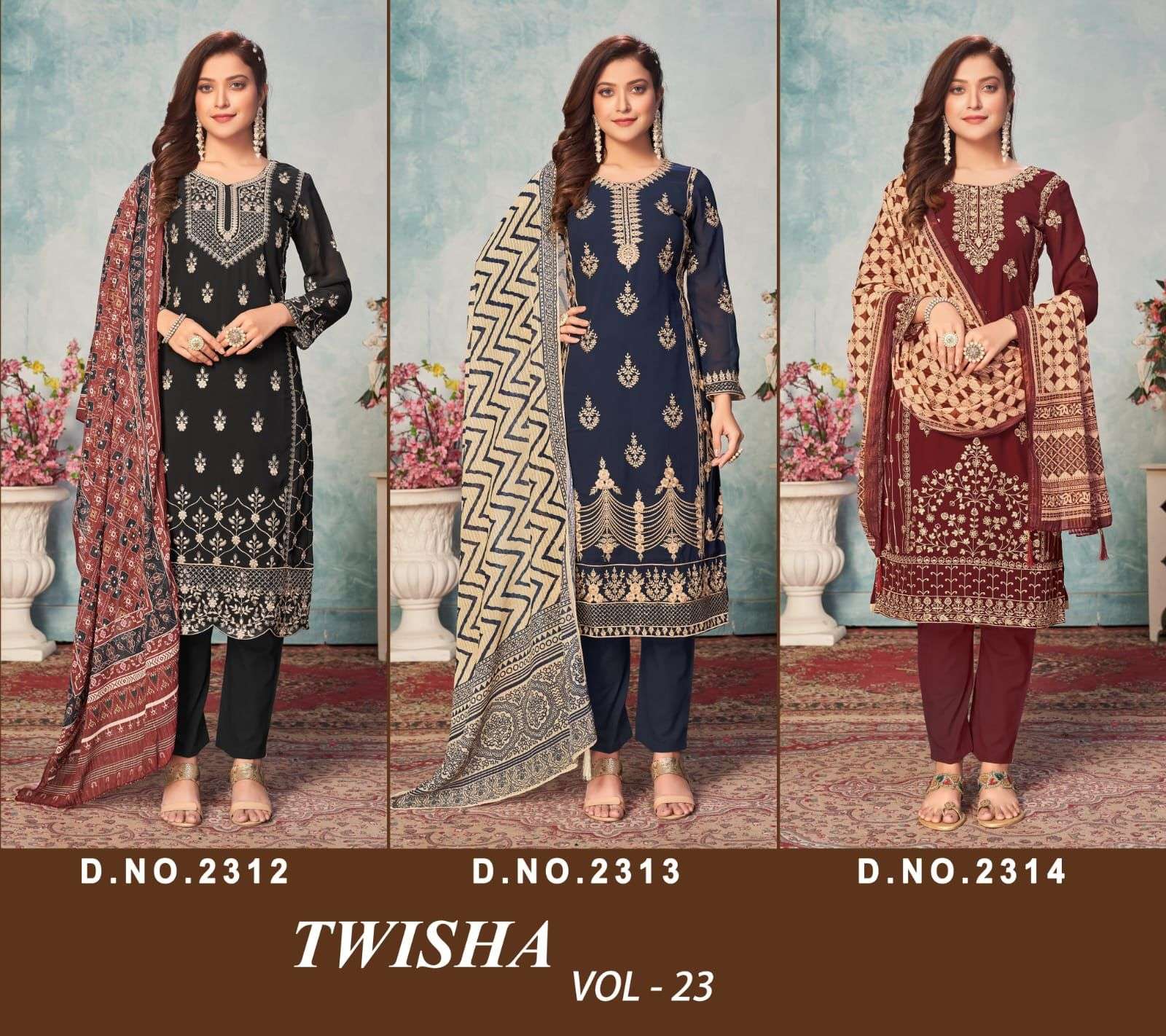 Aanaya Twisha Vol 23 Georgette Festive Collection Salwar Suit view 5