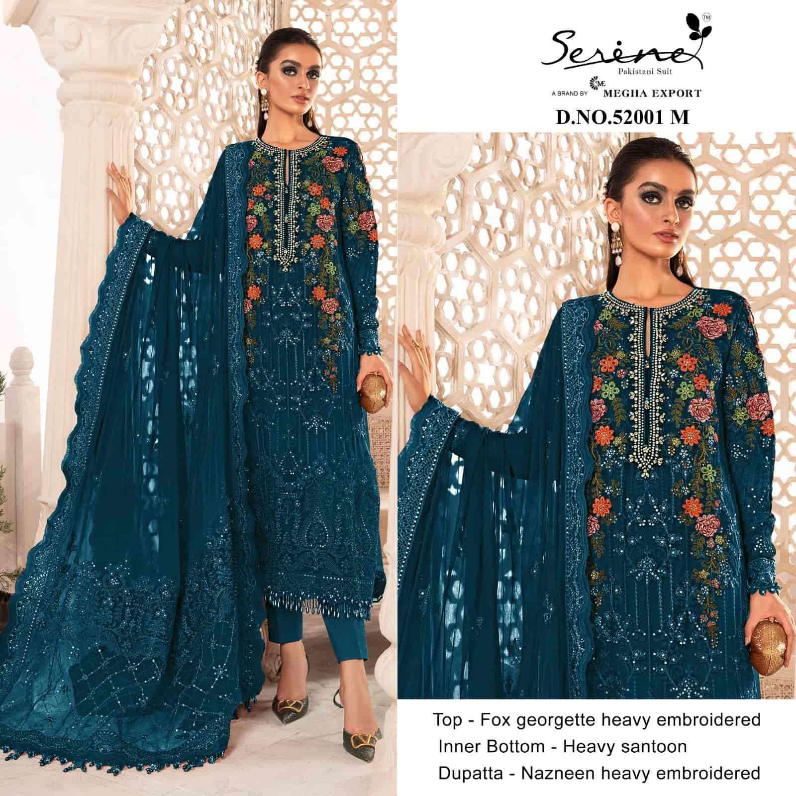 Megha Export 52001 Colors Pakistani Style Fancy Designer Salwar Suit Wholesalers view 5