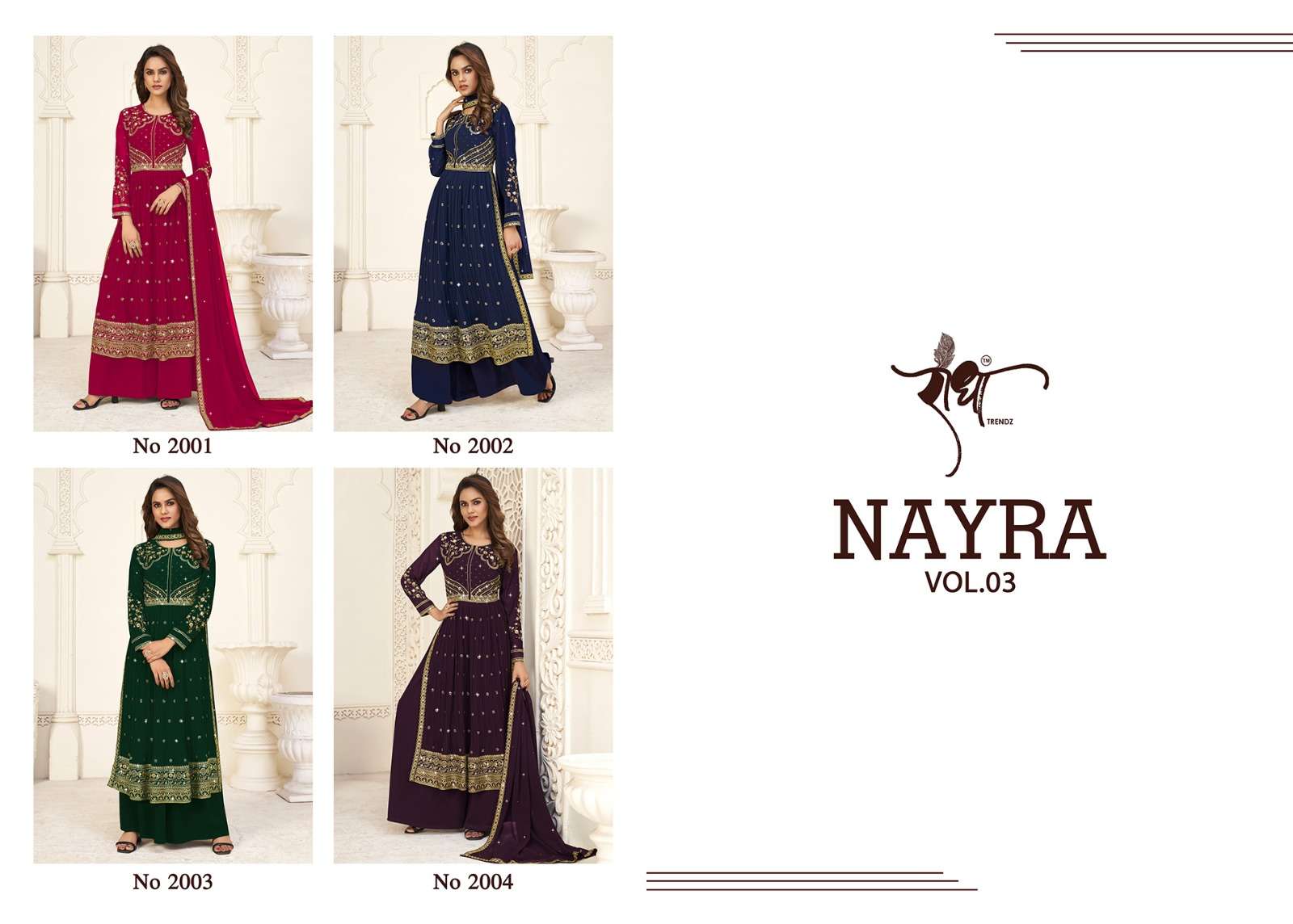 Radha Trendz Nayra Vol 3 Designer Nayra Style Dress Festive Collection view 6