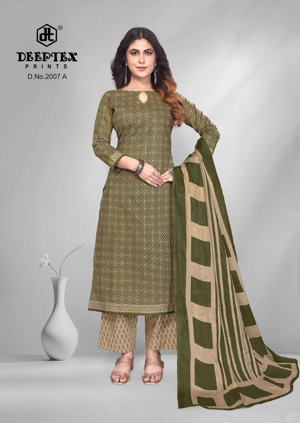Deeptex 4 Colour Vol 2 Premium Wear Cotton Dress view 10