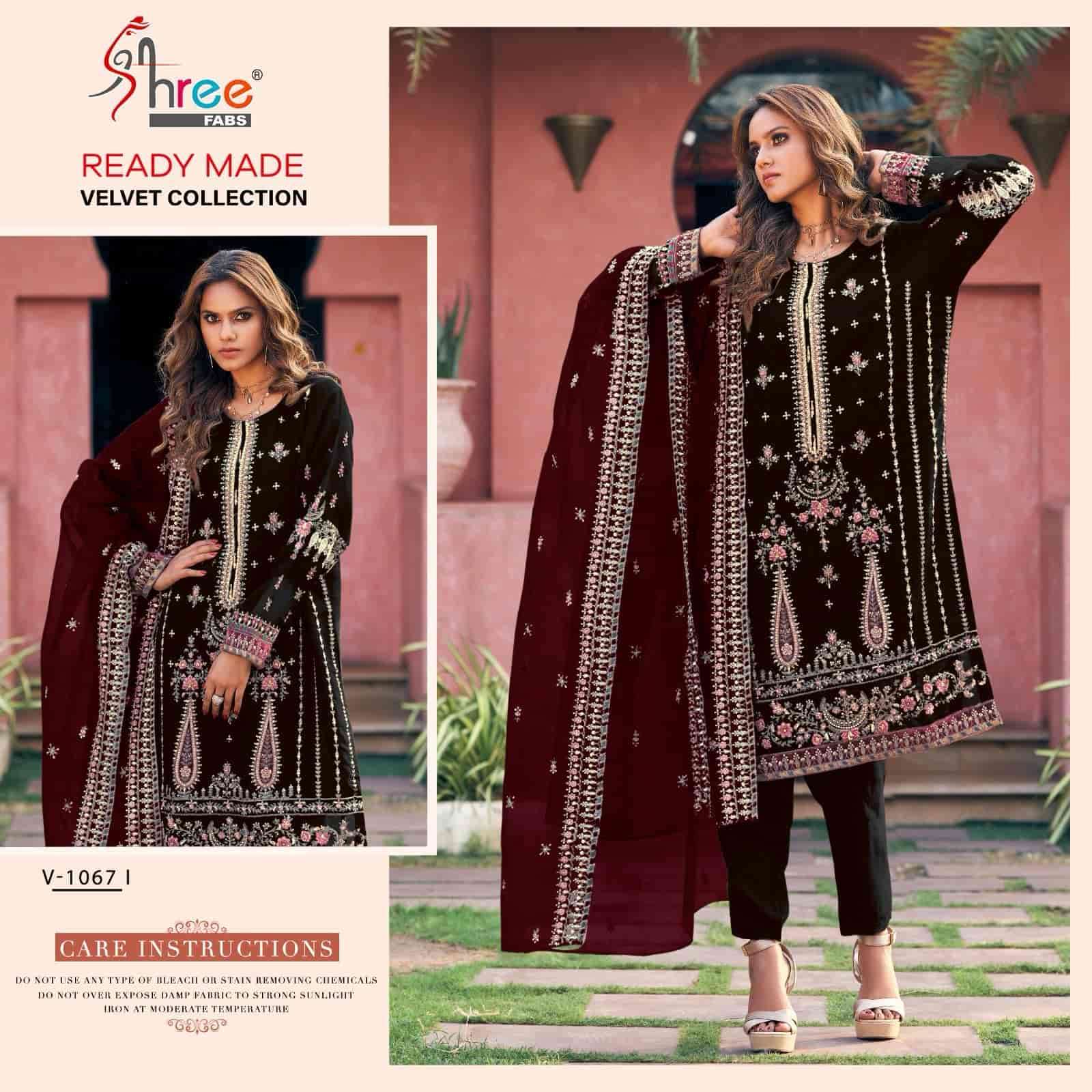 Shree Fabs R 1067 Colors Pakistani Party Wear Style Designer Velvet Suit view 3