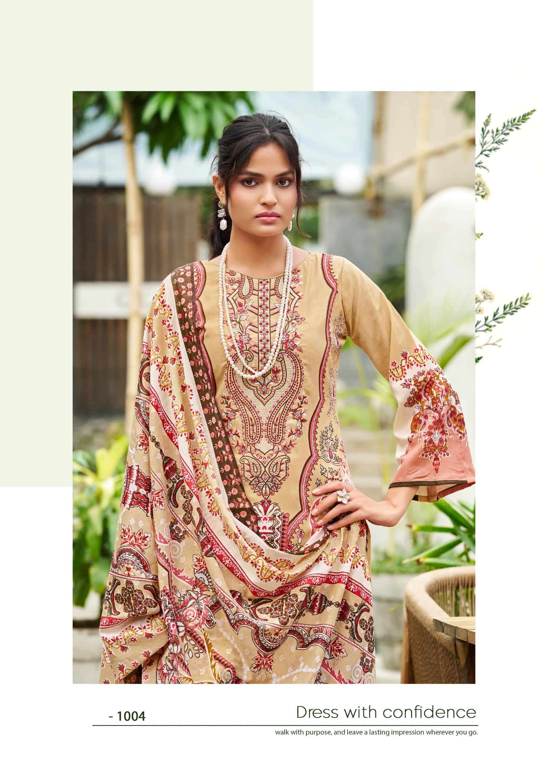 Vandana Fashion Autograph Cotton Dress Material view 7
