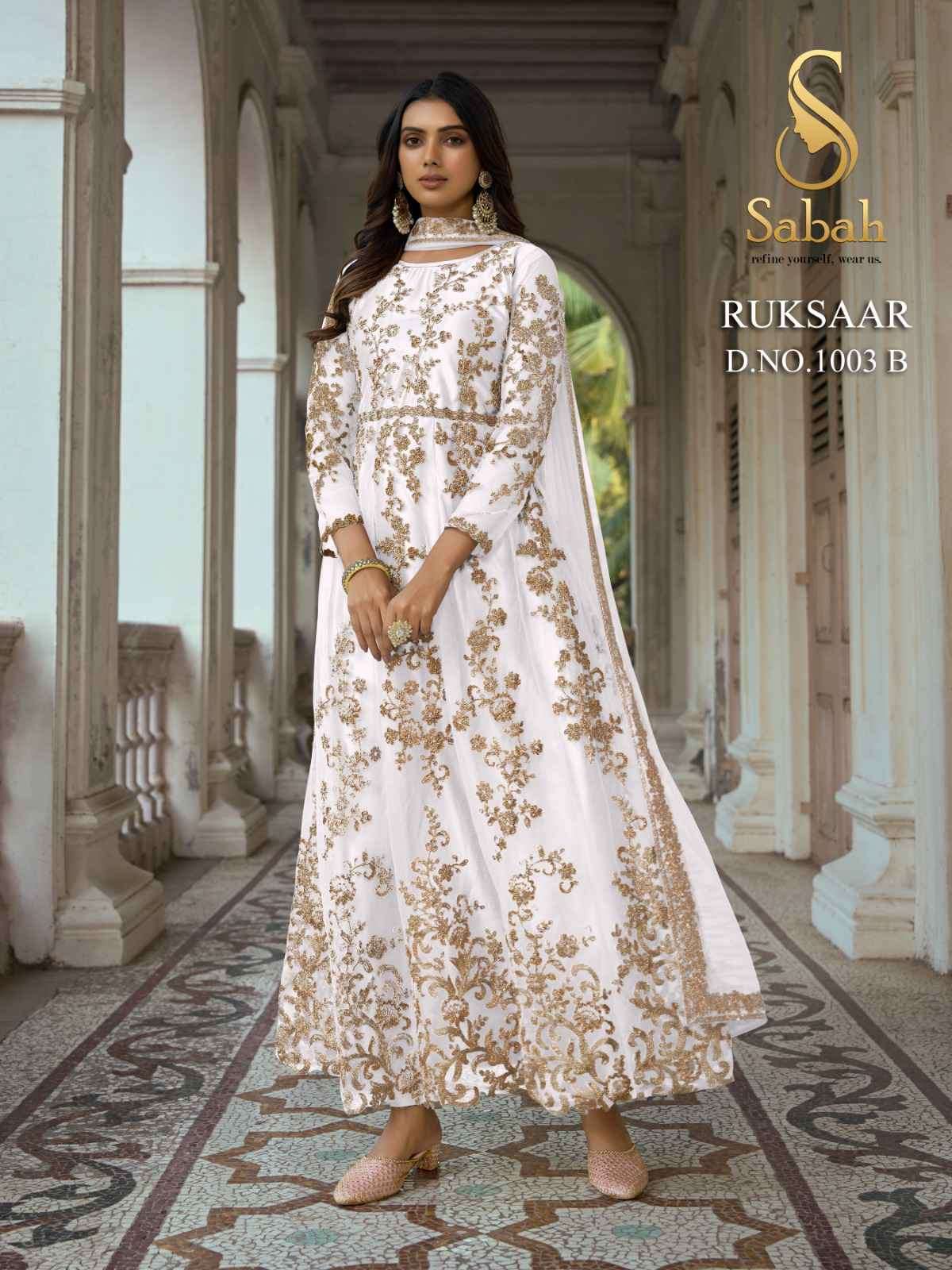 FK Fashion Sabah Ruksaar 1003 Colors Designer Wedding Wear Dress New Collection view 2
