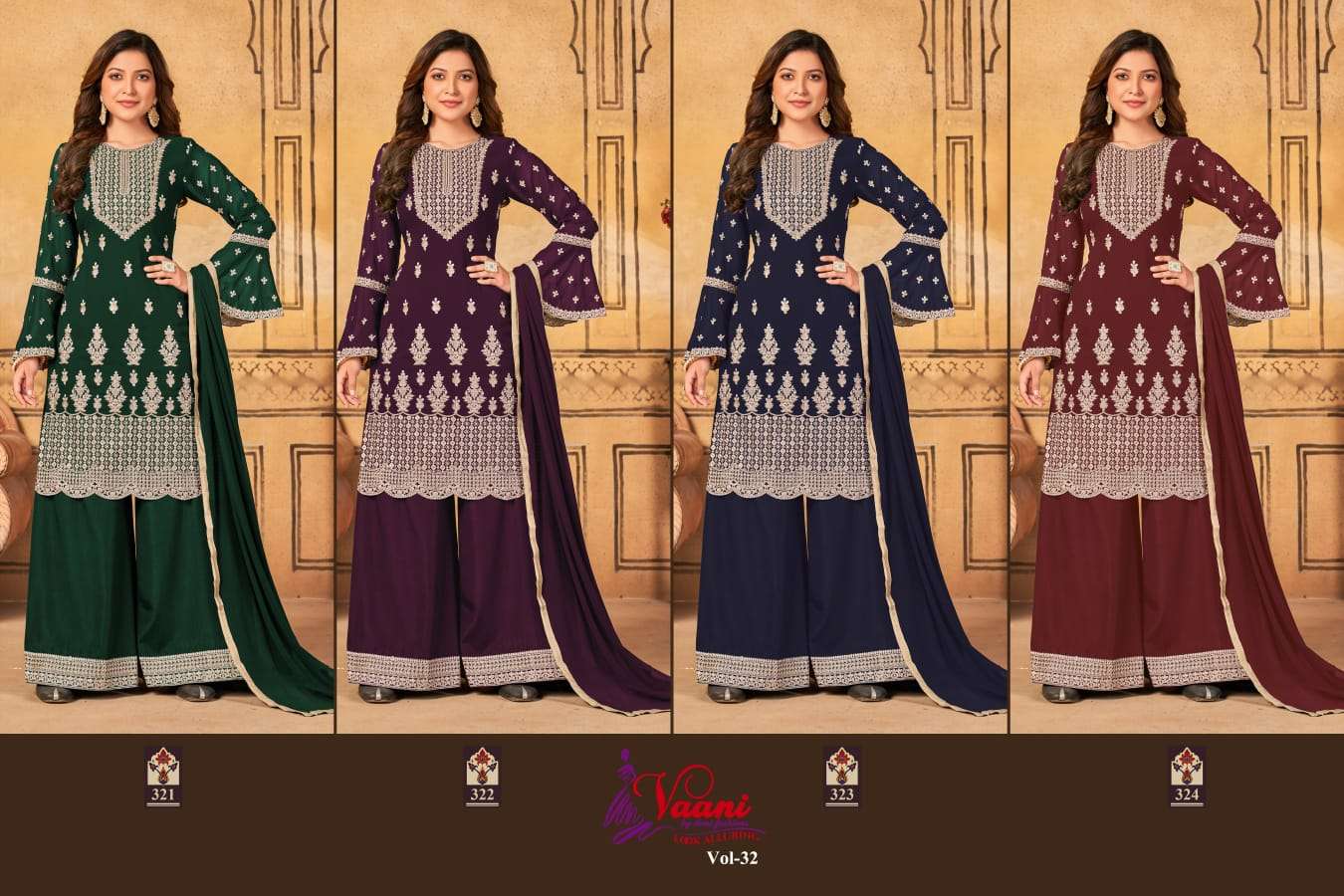 Aanaya Vaani Vol 32 Exclusive Party Wear Georgette Suit Designs view 14