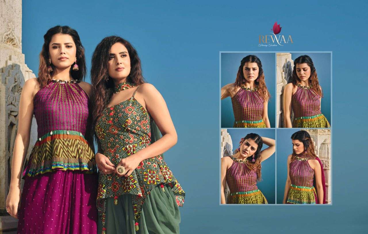 Rewaa Parampara Vol 1 Designer Exclusive party Wear Readymade Collection view 14