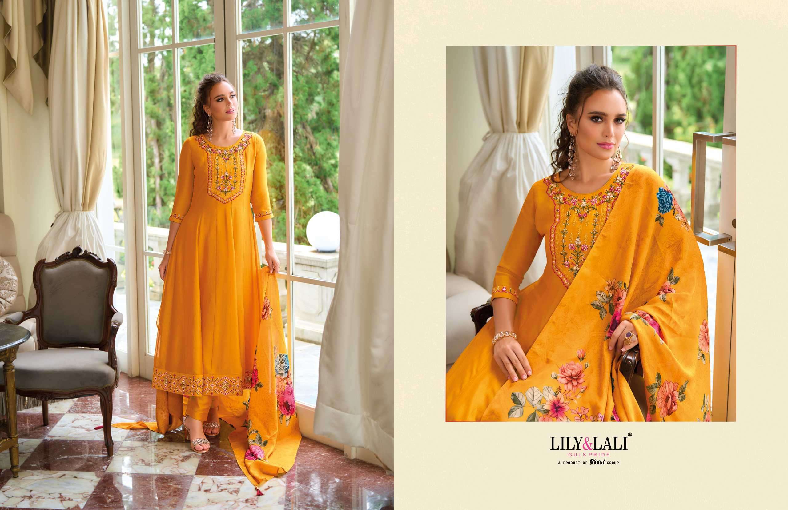 Lily & Lali Begum Jaan Anarkali Suit view 9