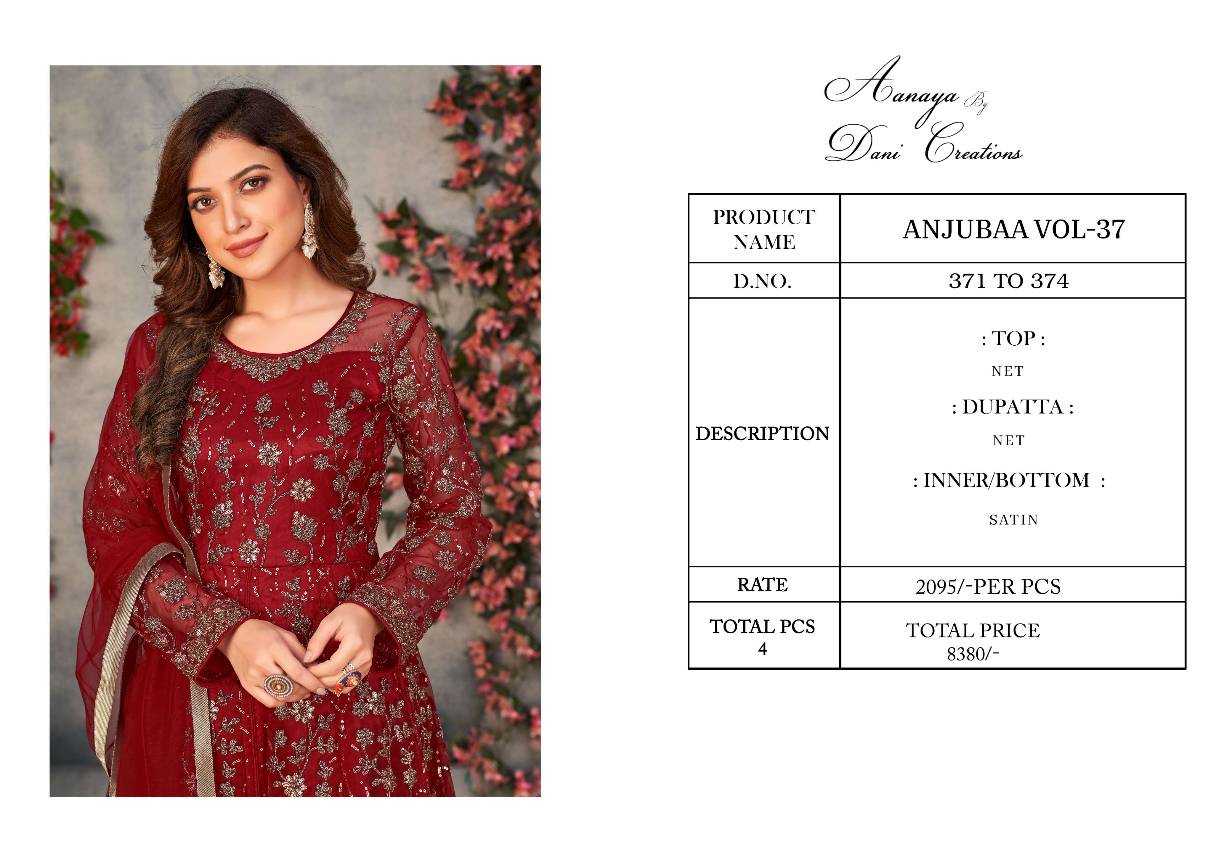 Anjubaa Vol 37 Designer Party Wear Gown view 8