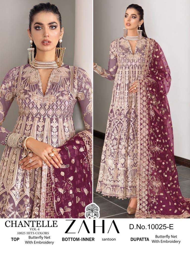 Zaha Chantelle Vol 4 Designer Pakistani Suit view 10
