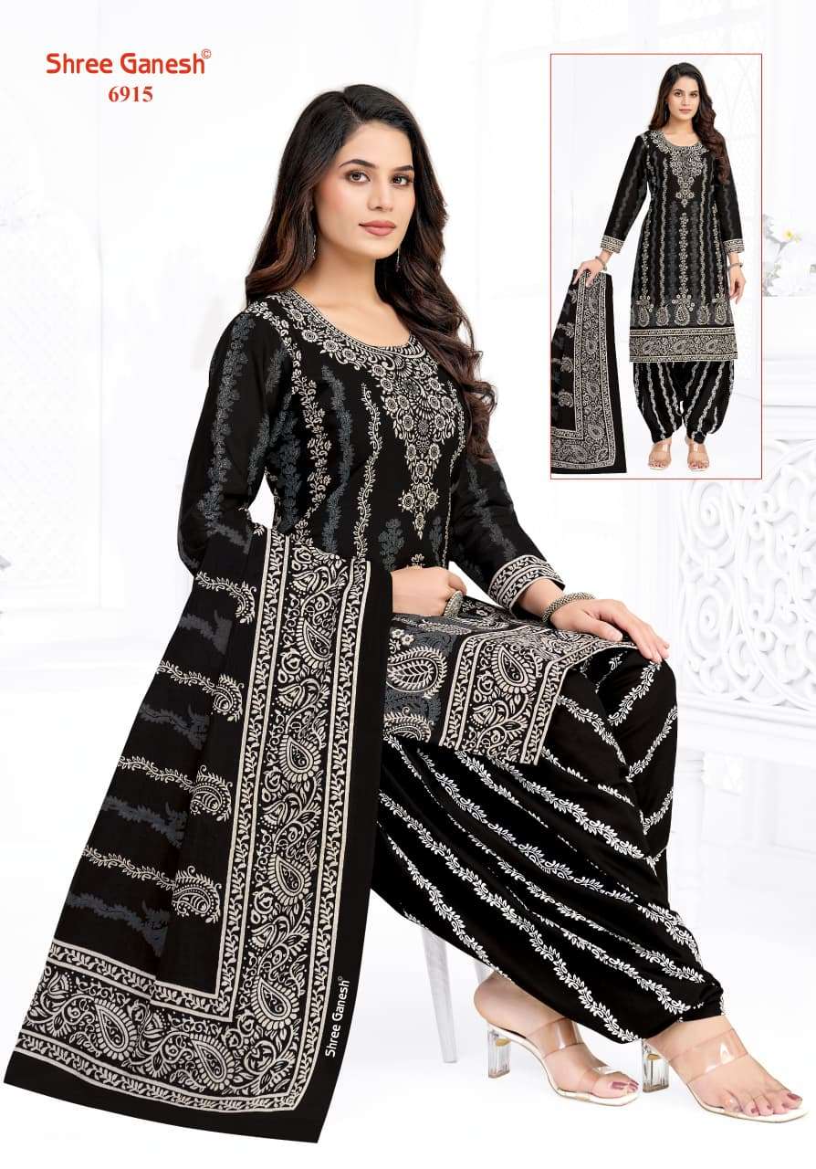 Shree Ganesh Panchi Vol 19 Pure Cotton Unstitch Suit view 19