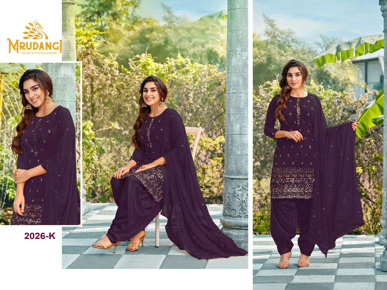 Mrudangi Saheli 2026 Colors Vol 2 Georgette Patiala Design Suit view 7