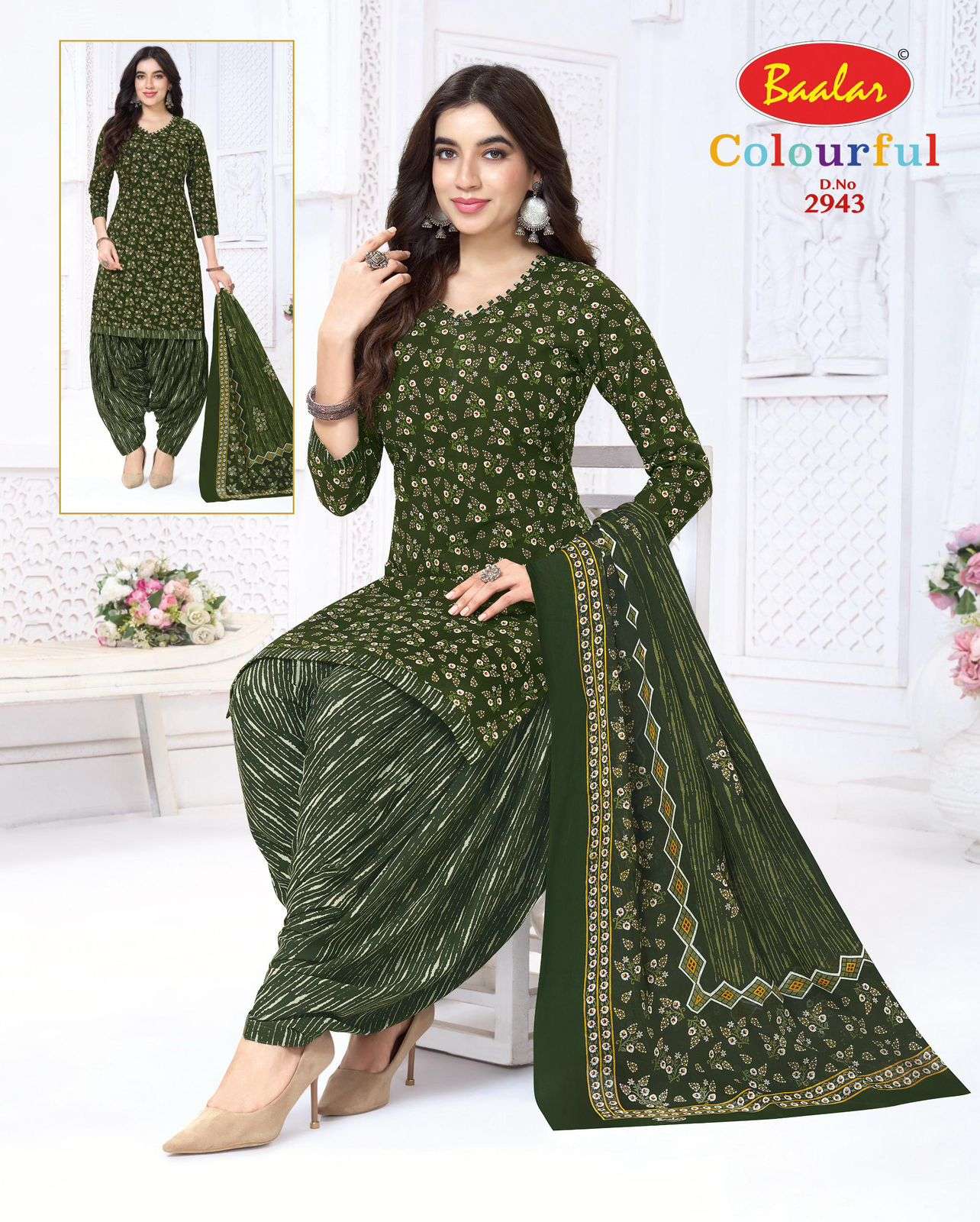 Baalar Colourful Vol 29 Unstitch Pure Cotton Suit view 39