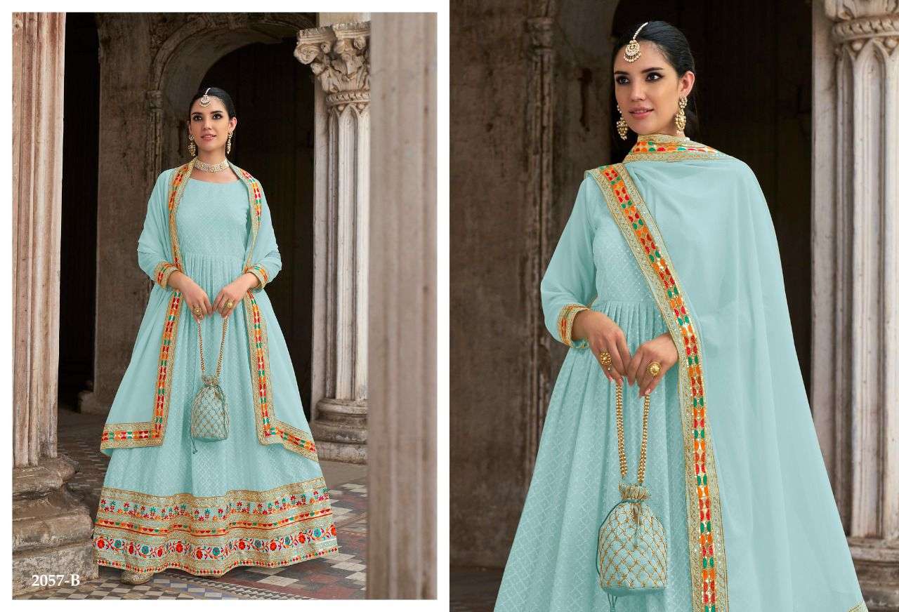 Senhora Chamar 2057 Colors Party Wear Anarkali Designer Dress view 4