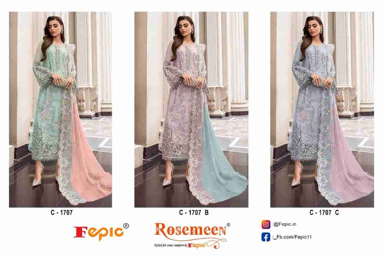 Fepic C 1707 Colors Pakistani Festive Wear Style Designer Salwar Suit Wholesalers view 4