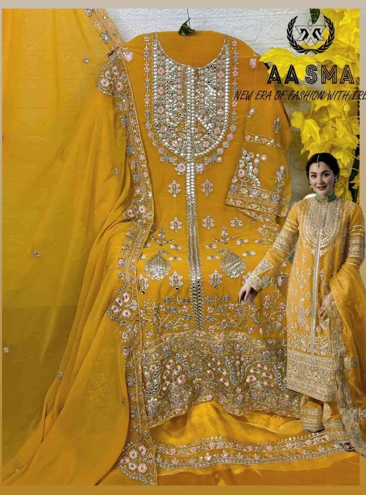 Aasma 203 E Georgette Designer Pakistani Suit view 2