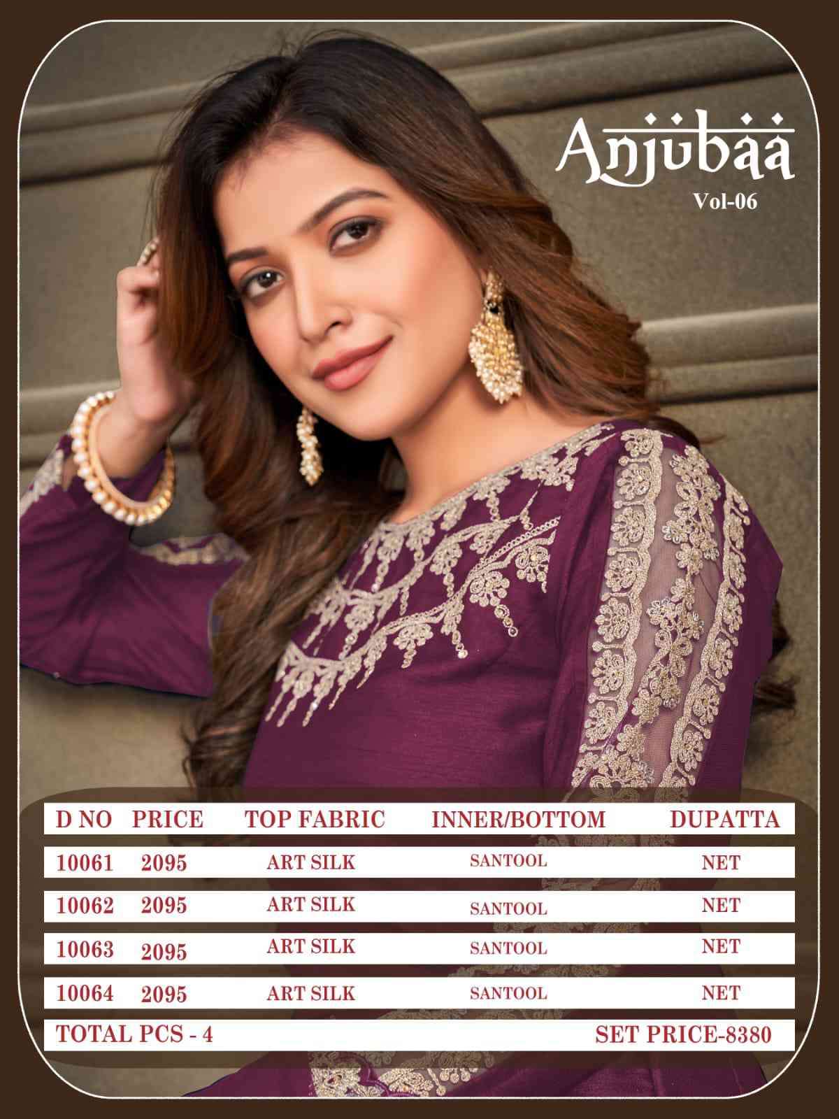 Anjubaa Vol 6 Party Wear Designer Anarkali Gown Single Collection view 9