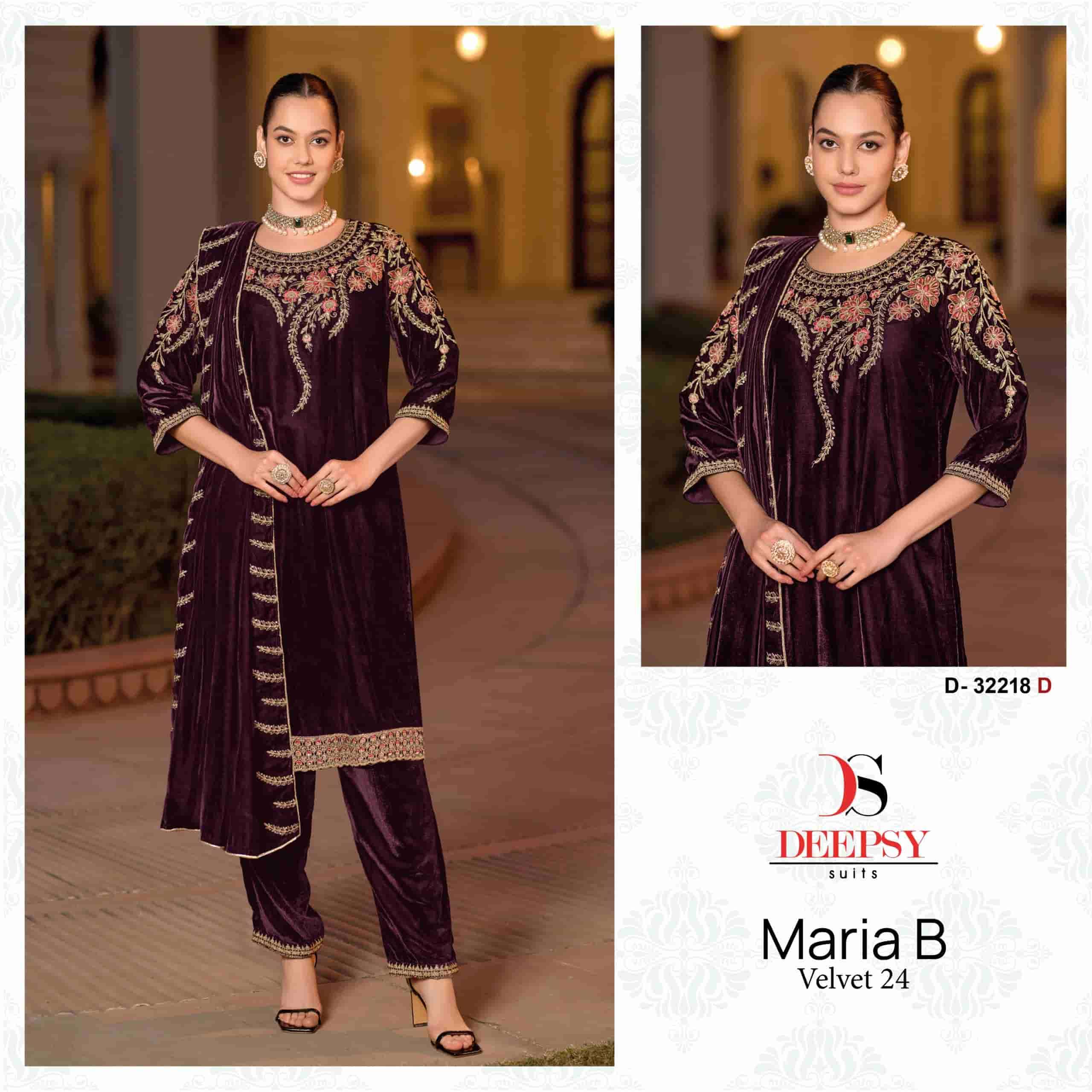 Deepsy D 32218 D Pakistani Festive Wear Style Designer Velvet Collection