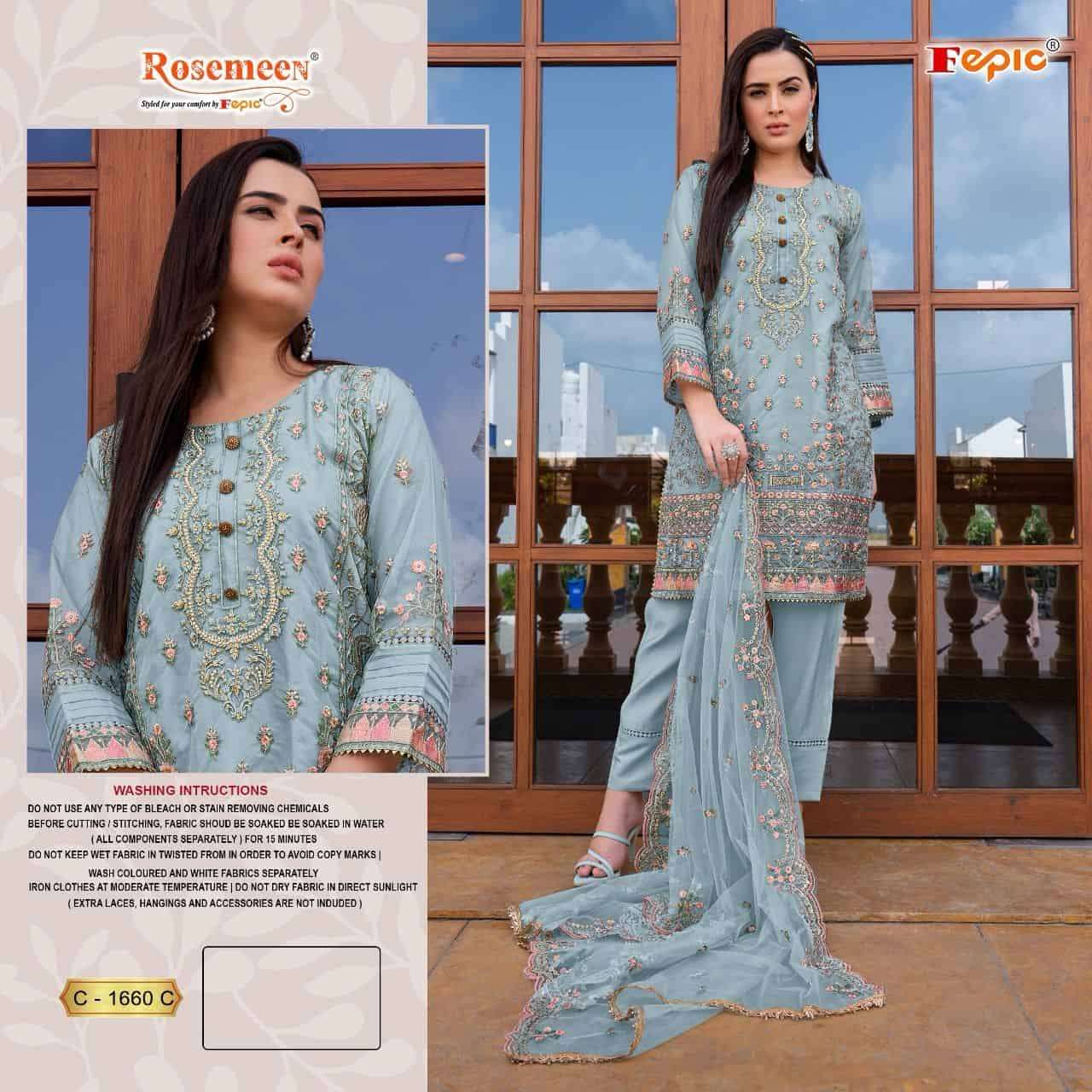 Fepic C 1660 Colors Exclusive Heavy Designs Wedding Wear Style Dress Wholesalers view 4