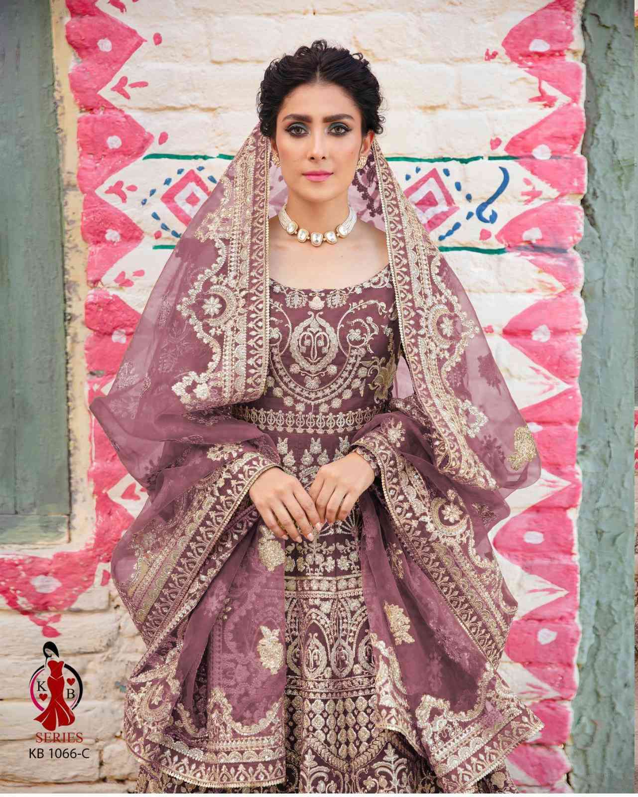Kb Series Kb 1066 Bridal Designs Party Wear Anarkali Gown Collection view 9