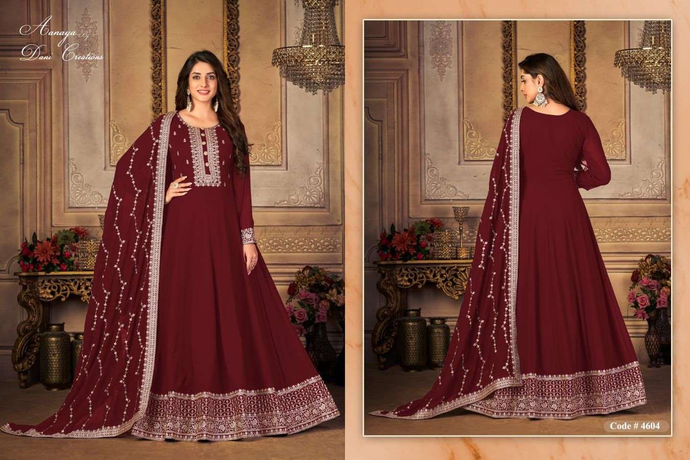 Aanaya 4600 Series Vol 146 Designer Party Wear Anarkali Gown view 4