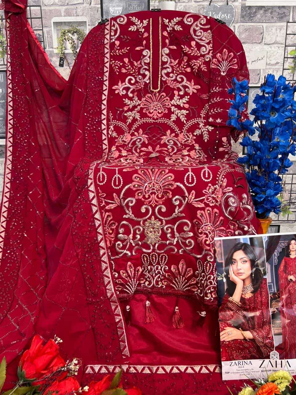 Zaha Zarina Vol-4 Designer Salwar Suit 10255 view 2