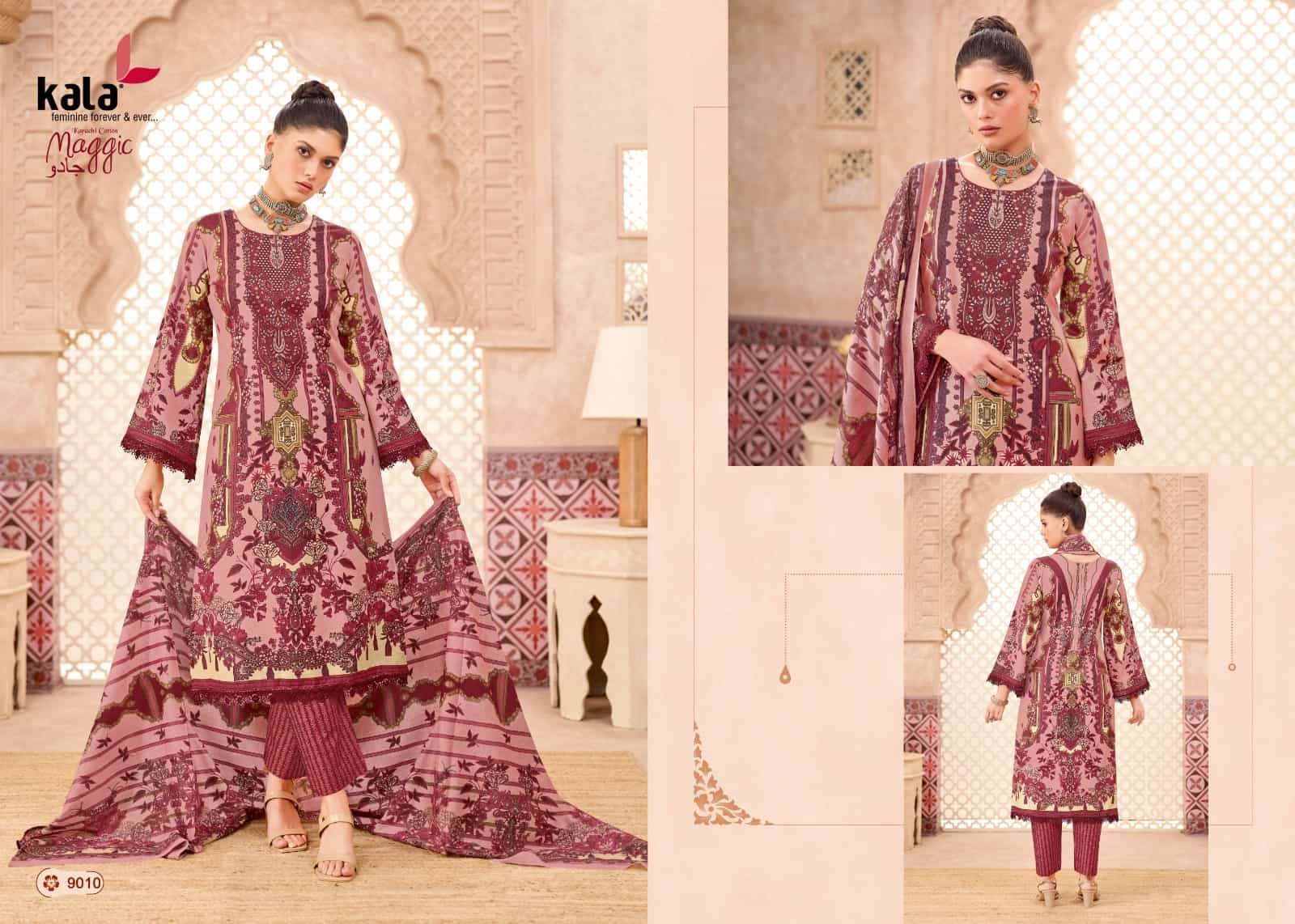 Kala Maggic Vol 24 Pure Cotton Unstitch Suit view 4