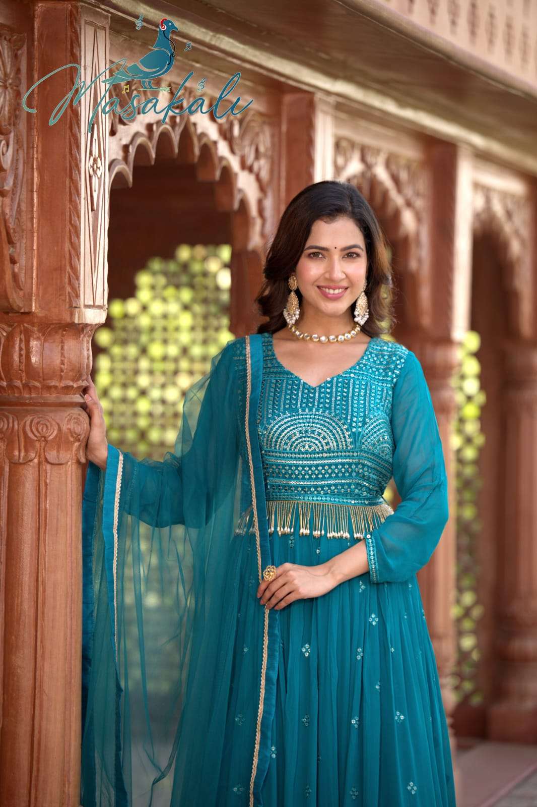 Masakali 31003 To 31004 Designer Gown Partywear Collection Latest Designs view 10