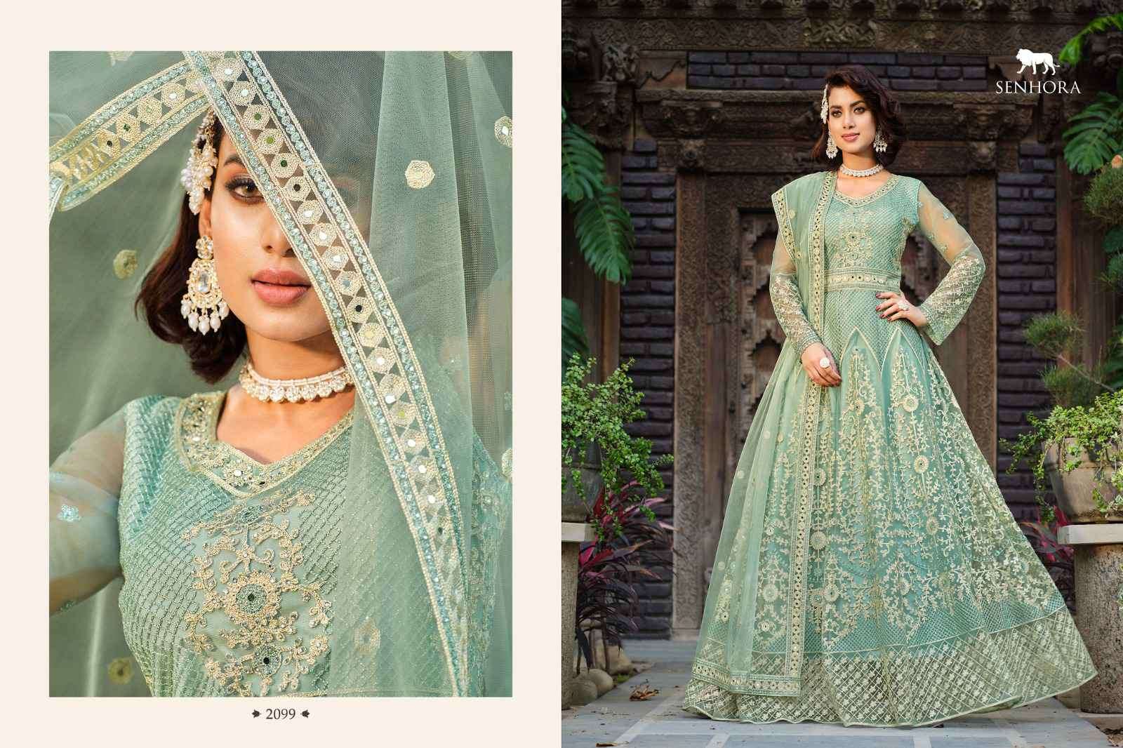 Senhora Amaira 2096 To 2099 Wedding Wear Anarkali Gown Partywear Collection view 12