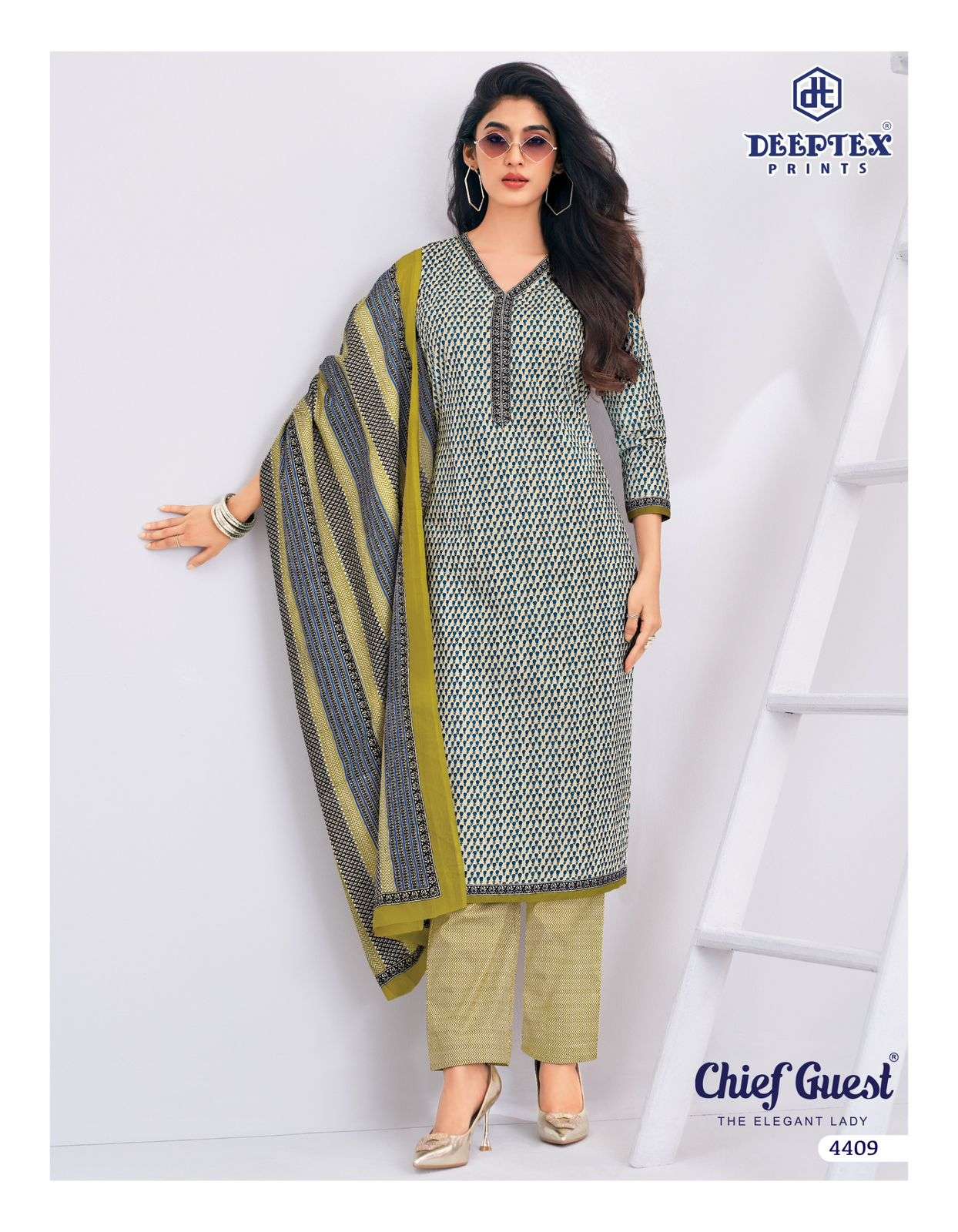 Deeptex Chief Guest Vol 44 Heavy Cotton Dress Material view 13