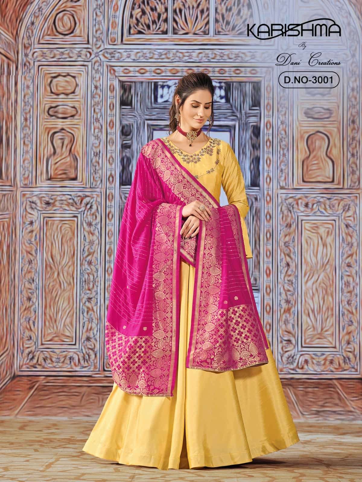 Karishma Vol 3 3001 To 3003 Designer Party Wear Anarkali Suit Collection view 6