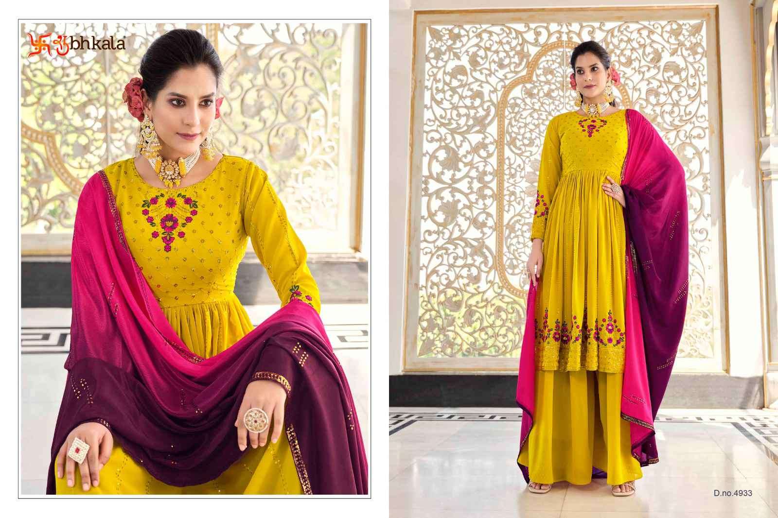 Shubhkala Flory Vol 37 Festive Collection Fancy Gharara Dress view 7