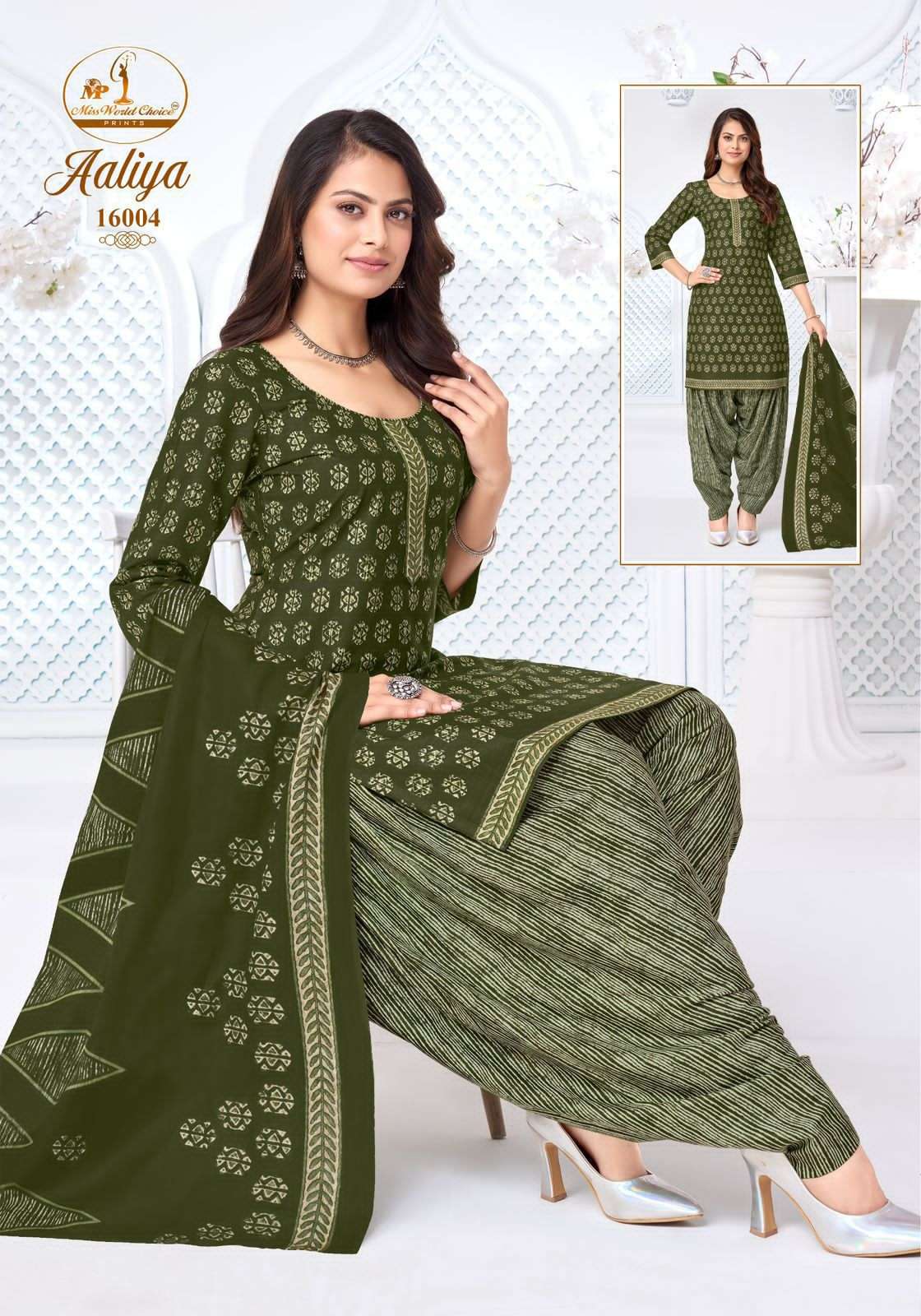 Miss World Choice Aaliya Vol 16 Pure Cotton Dress Material view 8