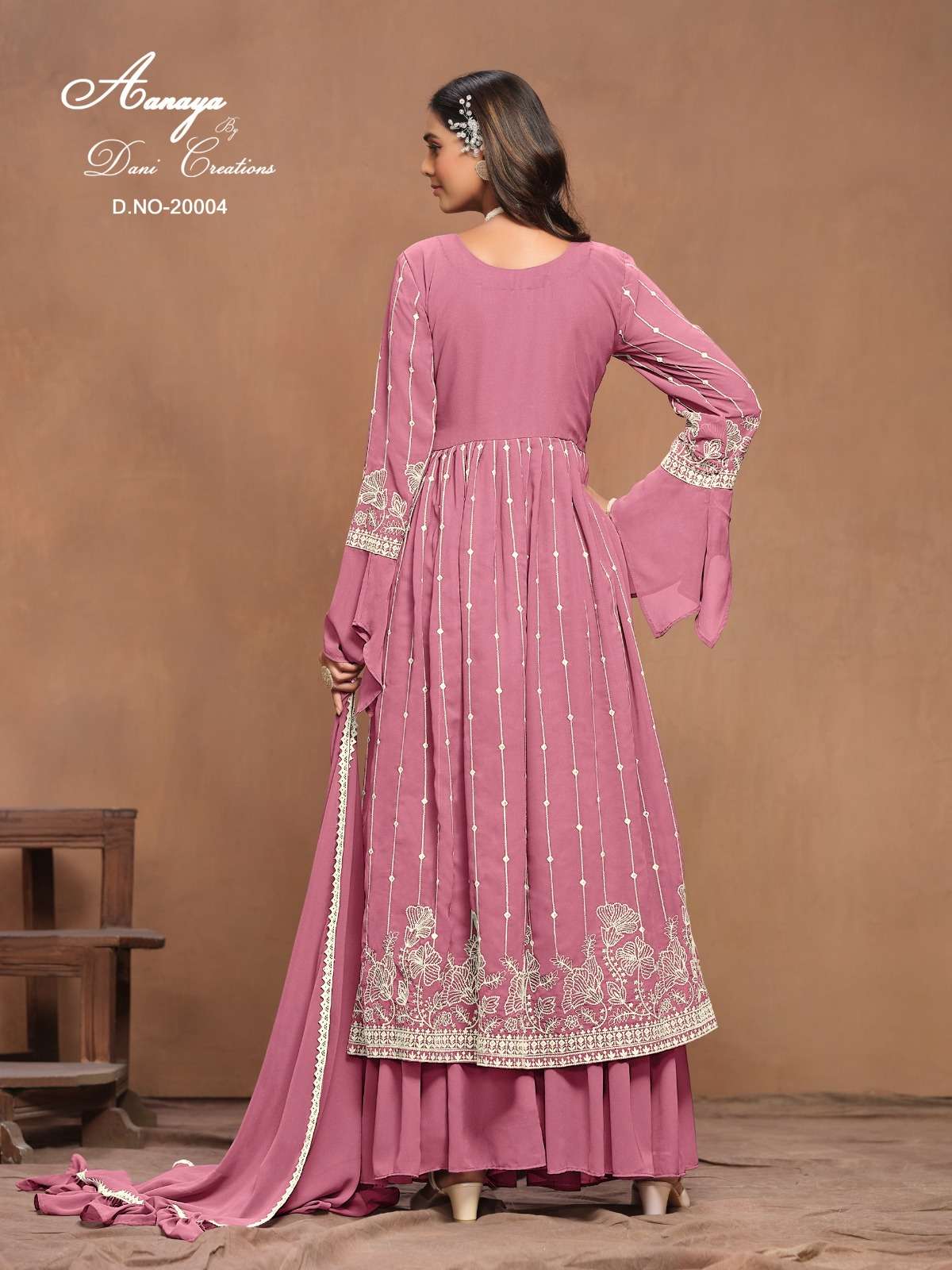 Twisha Aanaya Vol 200 Festive Wear Style Designer Georgette Suit Wholesalers view 10