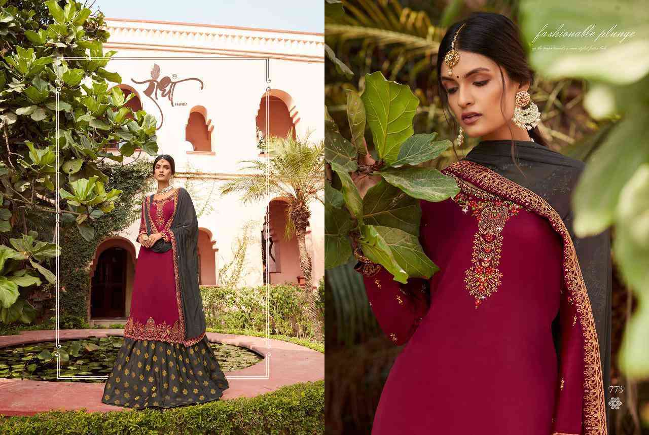 Radha Trends Sardarni Vol 2 771 To 775 Partywear Lehenga Style Designer Dress view 8