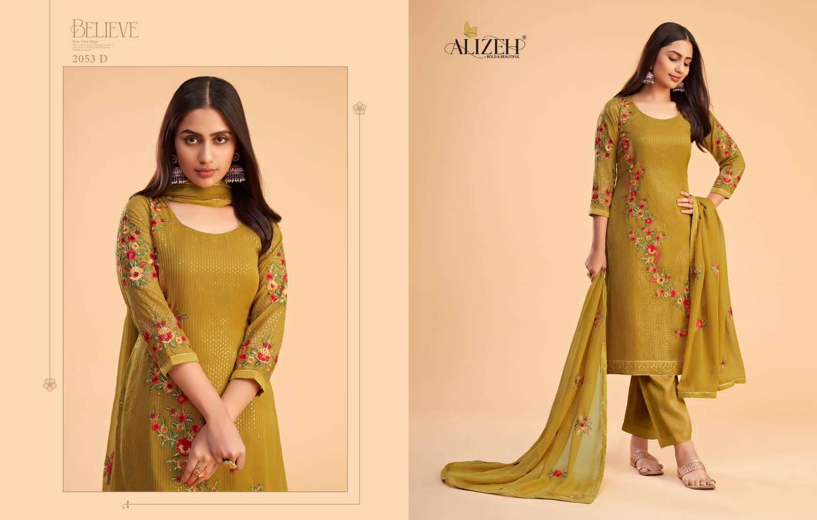 Alizeh Zaida Vol 12 Festive Designer Salwar view 9