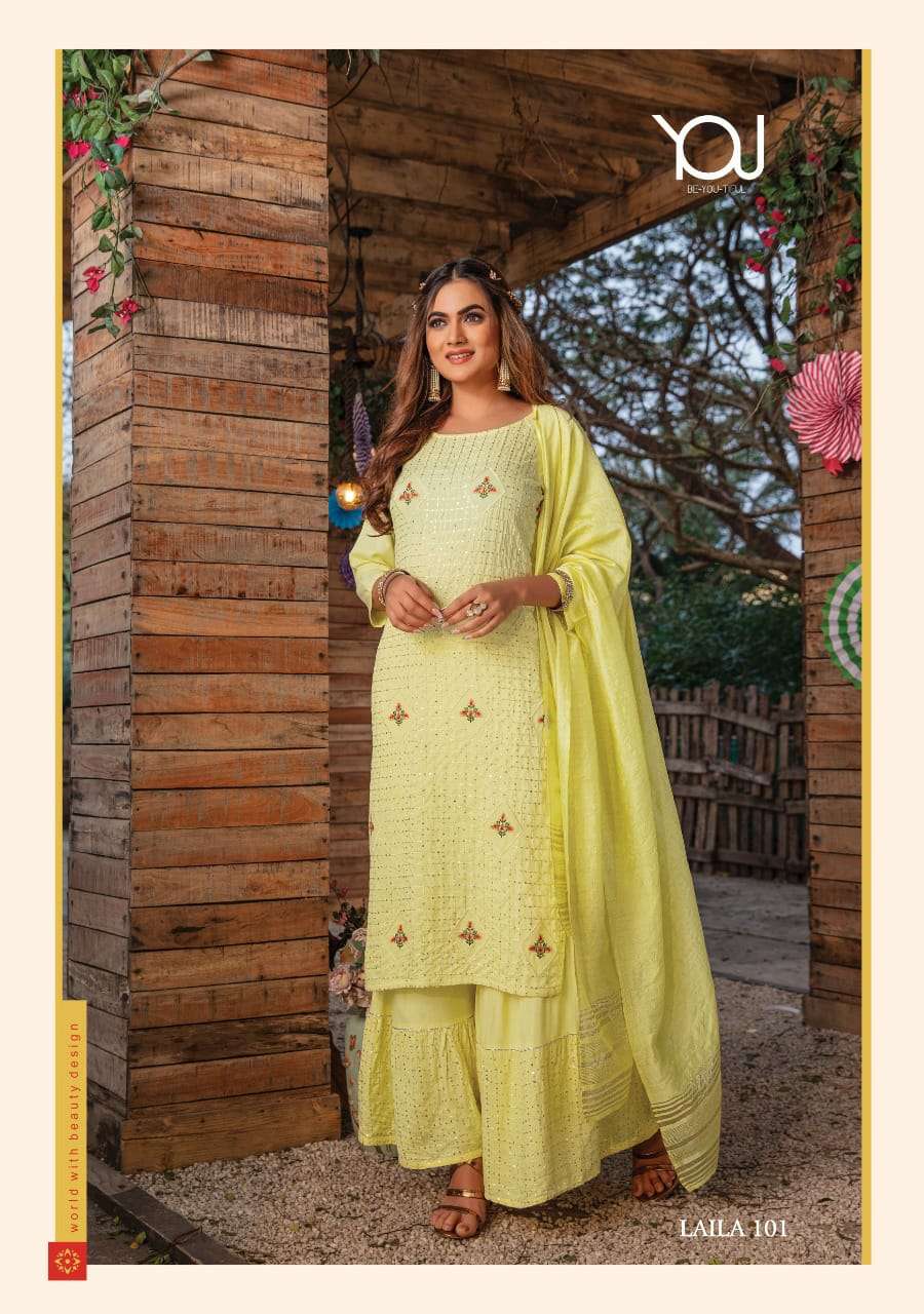 Wanna Laila Designer Readymade Women Ethnic Wear Sharara Dress Collection view 9