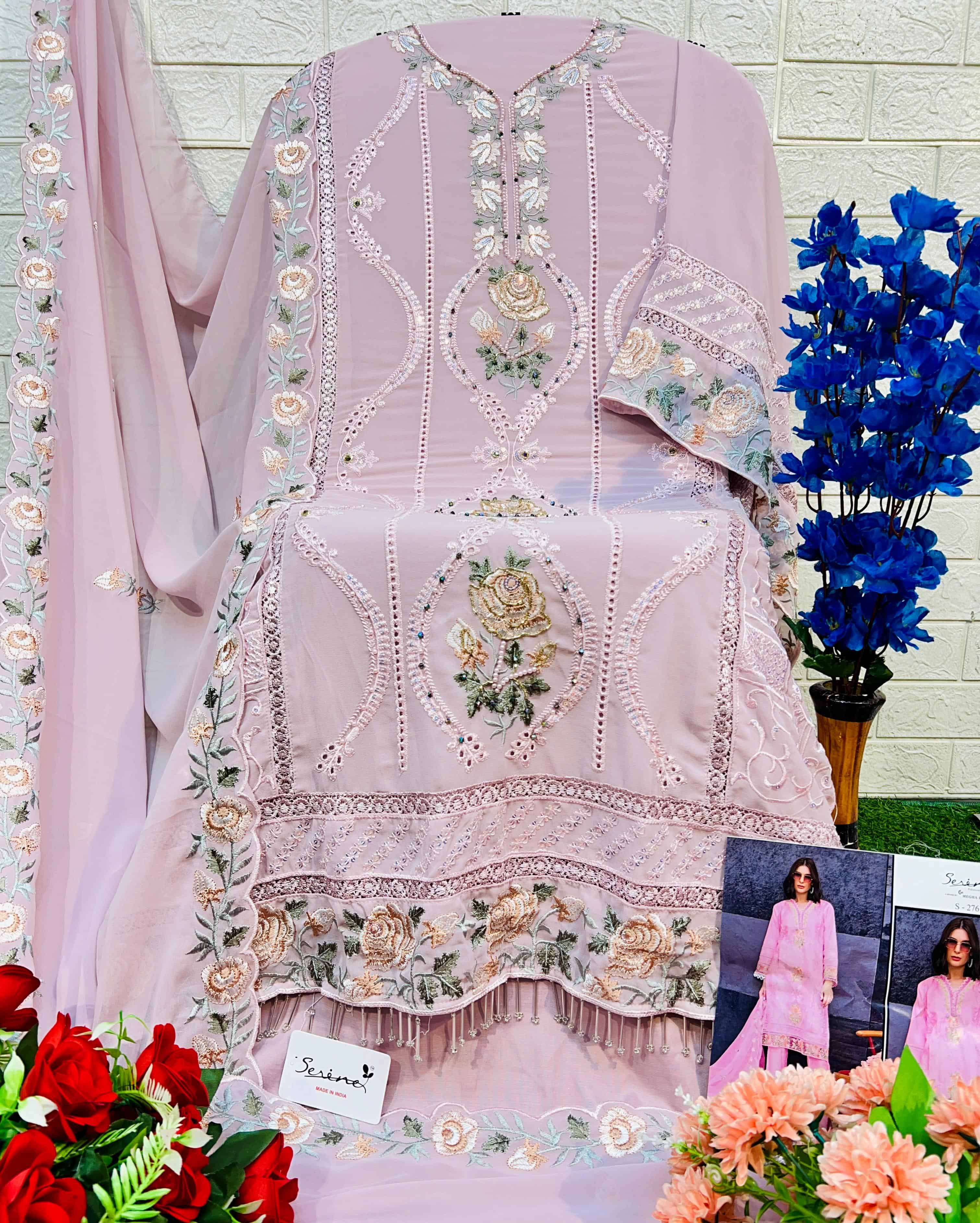 Serine S-276 B Pakistani Georgette Dress view 2