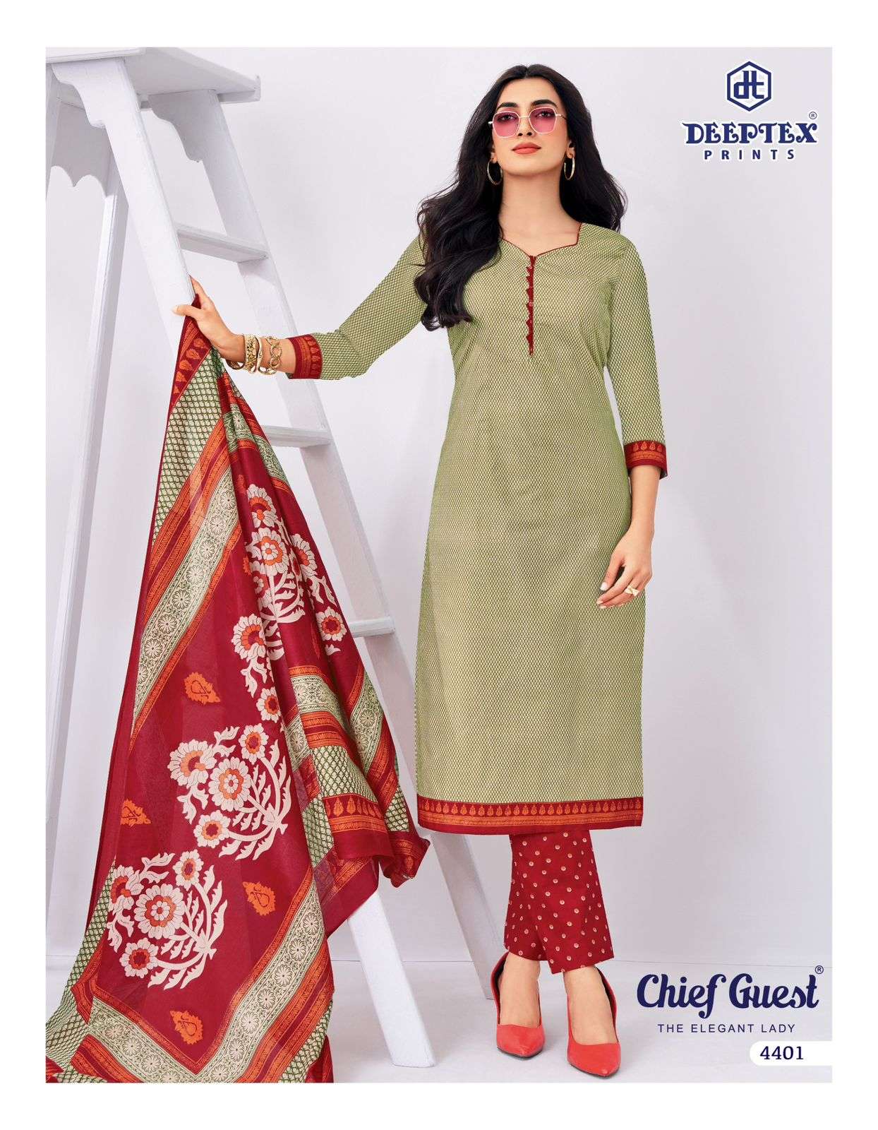 Deeptex Chief Guest Vol 44 Heavy Cotton Dress Material view 15