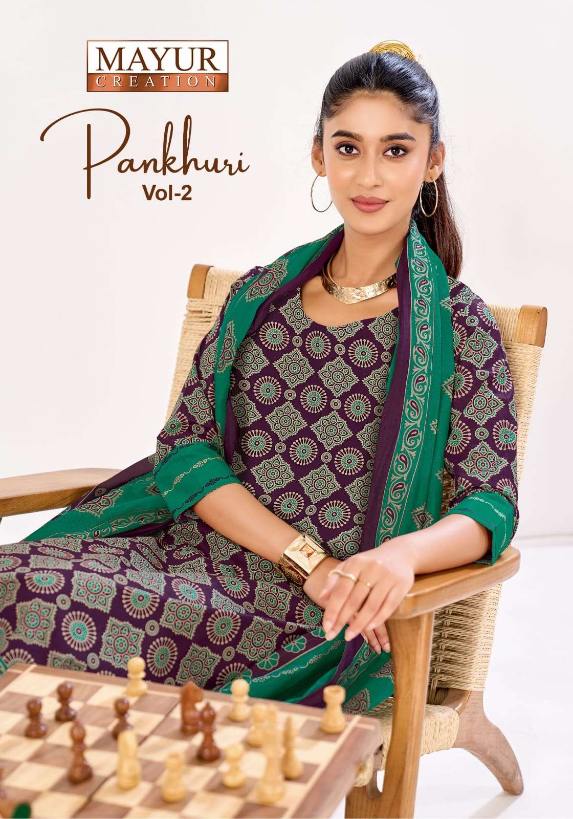 Mayur Pankhuri Vol 2 Pure Cotton Dress Material view 12