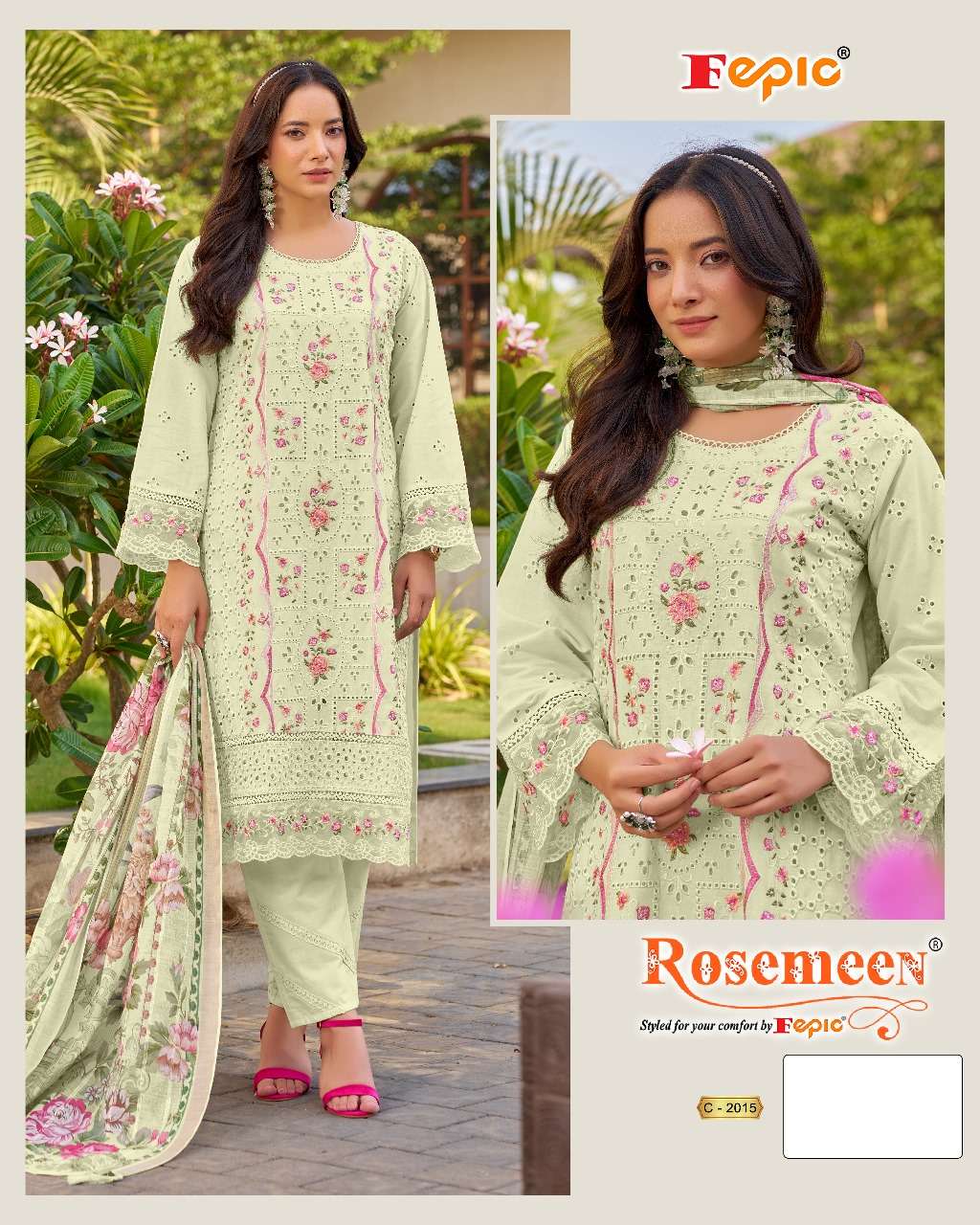 Fepic C 2015 Colors Pakistani Suit Salwar view 2