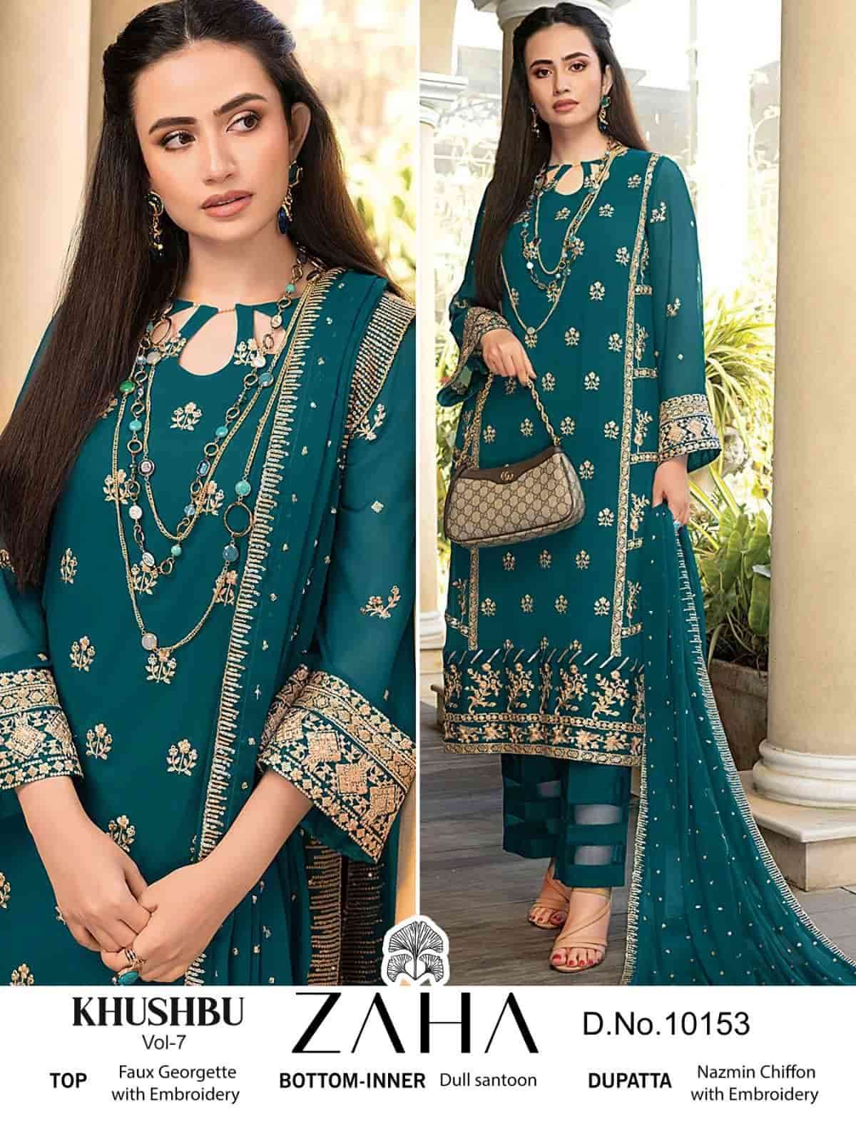 Zaha Khushbu Vol 7 Pakistani Style Latest Designer Catalog Collection view 3