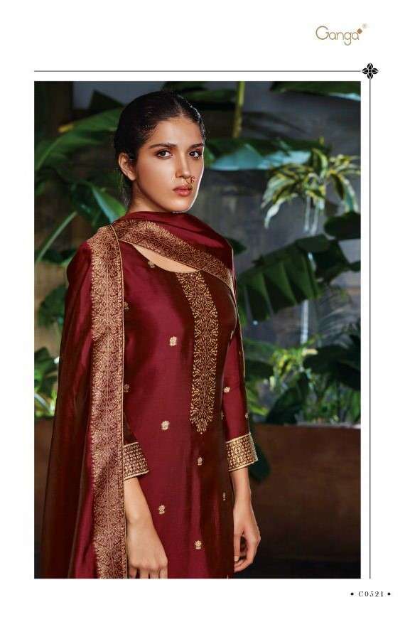 Ganga Ehsaas 523 Branded Ladies Suit Festive Collection view 2