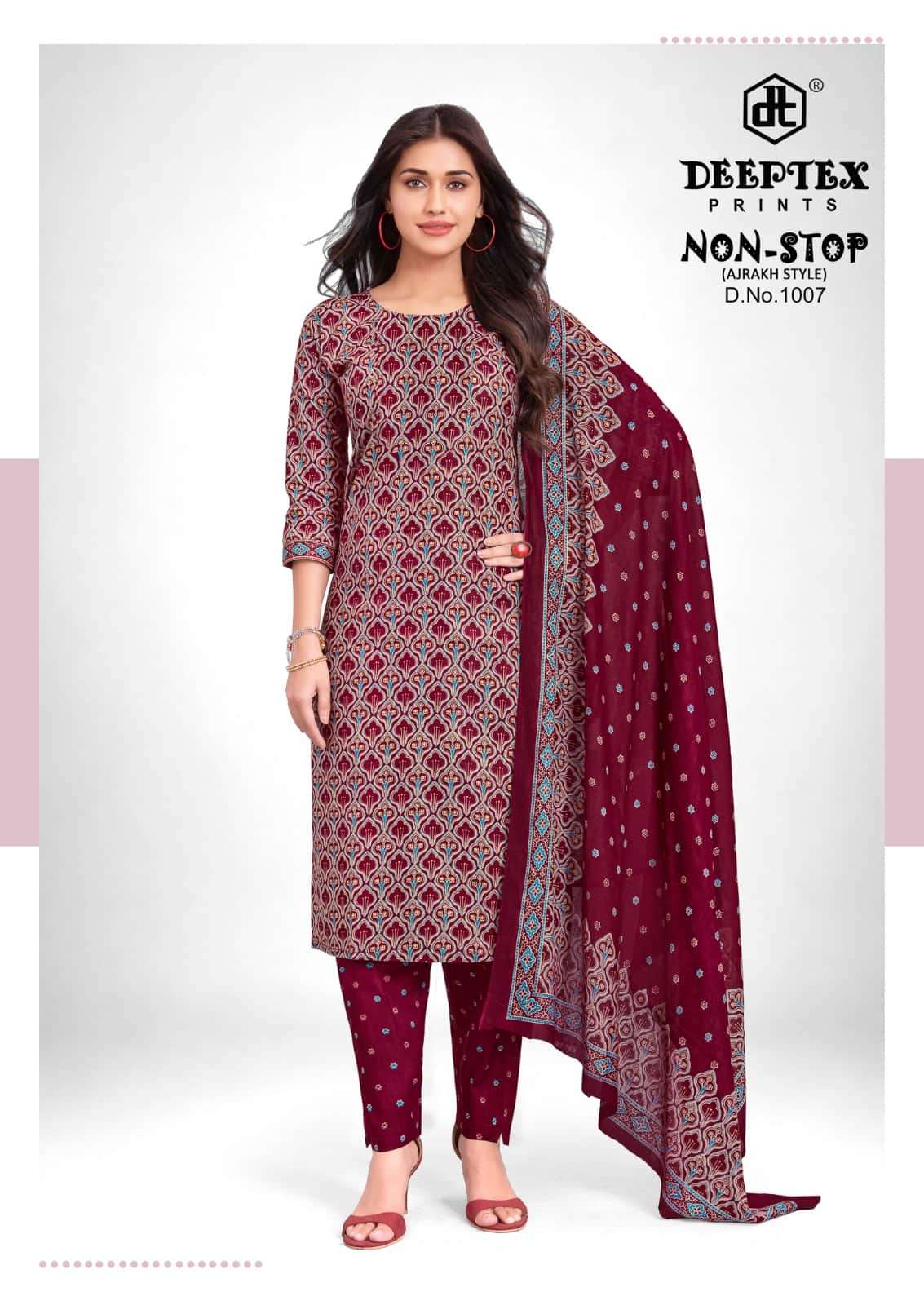 Deeptex Non Stop Vol 1 Pure Cotton Dress Material view 9