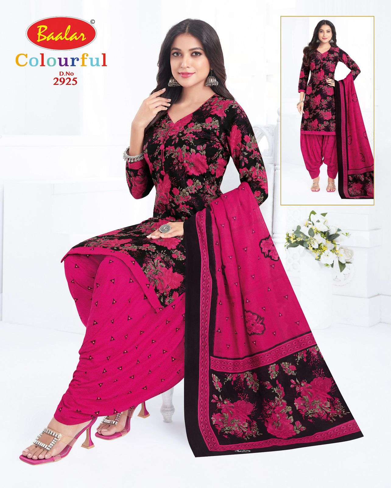 Baalar Colourful Vol 29 Unstitch Pure Cotton Suit view 33