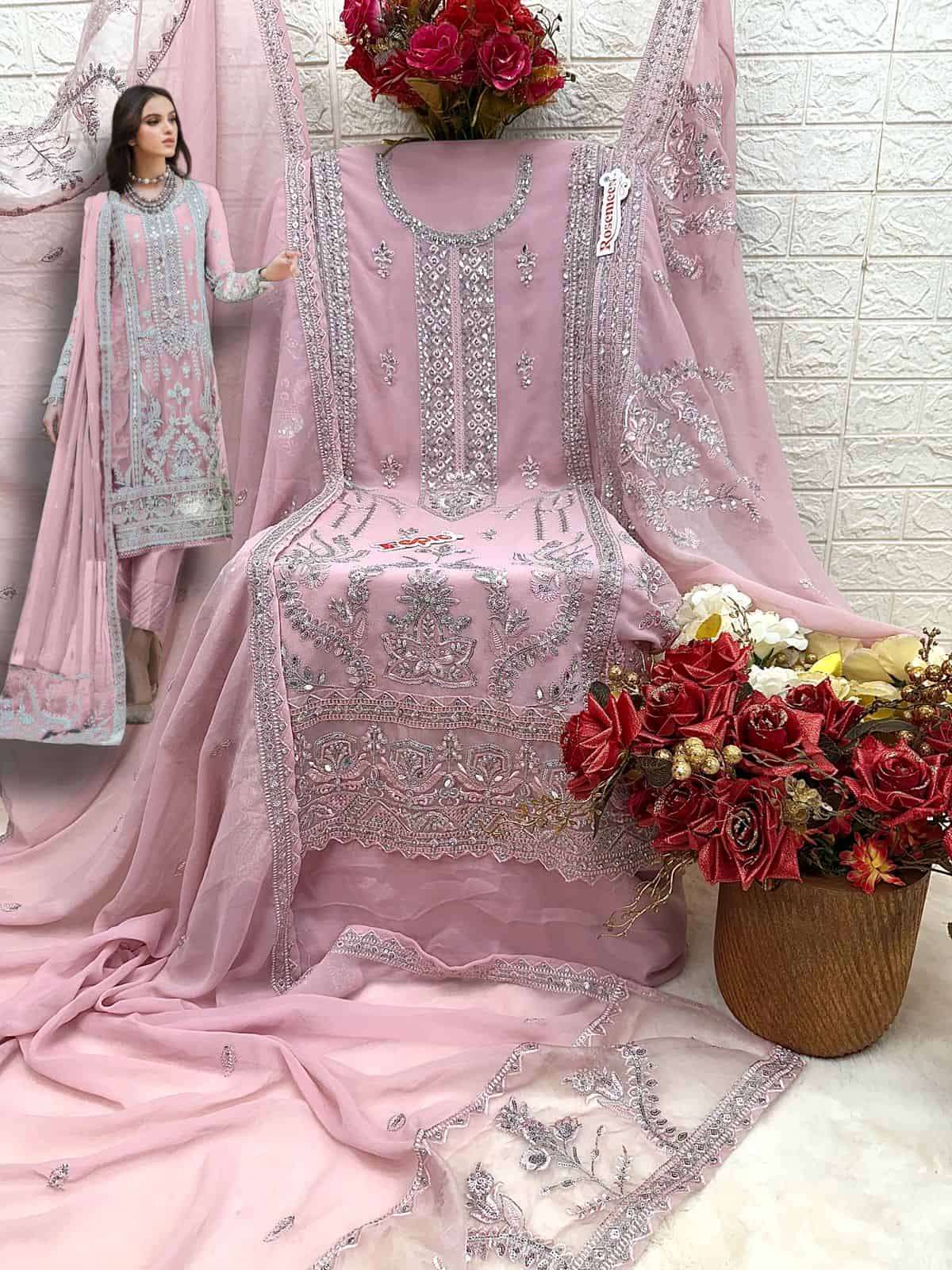 Fepic D 5424 Colors Pakistani Party Wear Style Designer Pakistani Salwar Suit Wholesalers view 6