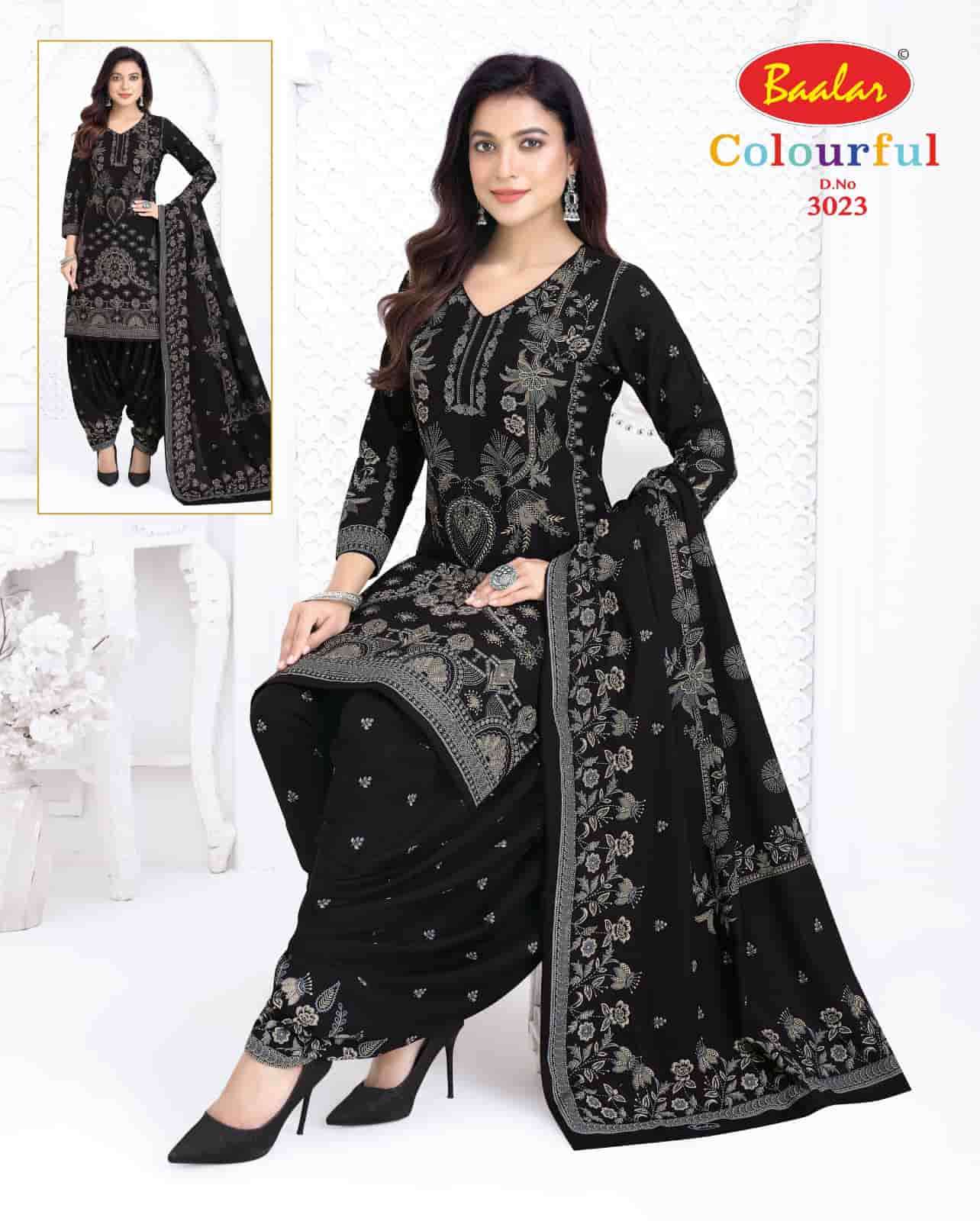 Baalar Colourful Vol 30 Pure Cotton Unstitch Salwar Suit view 27