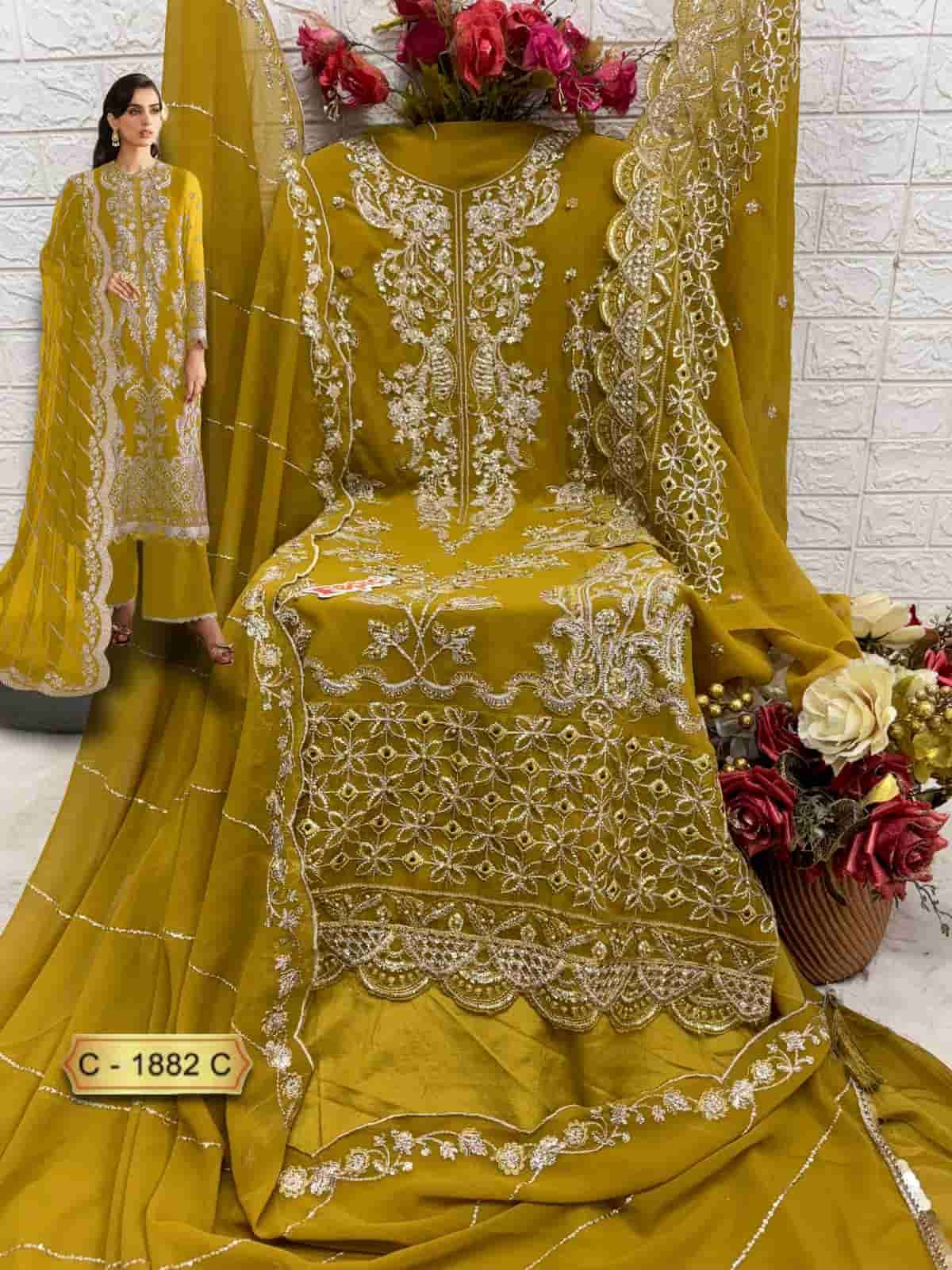 Fepic C 1882 C Festive Wear Style Georgette Embroidered Suit Collection view 2